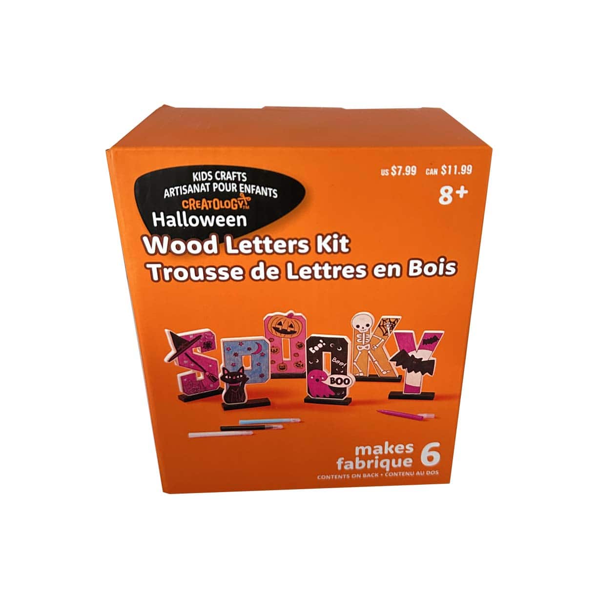Halloween Spooky Wood Letters Kit by Creatology™