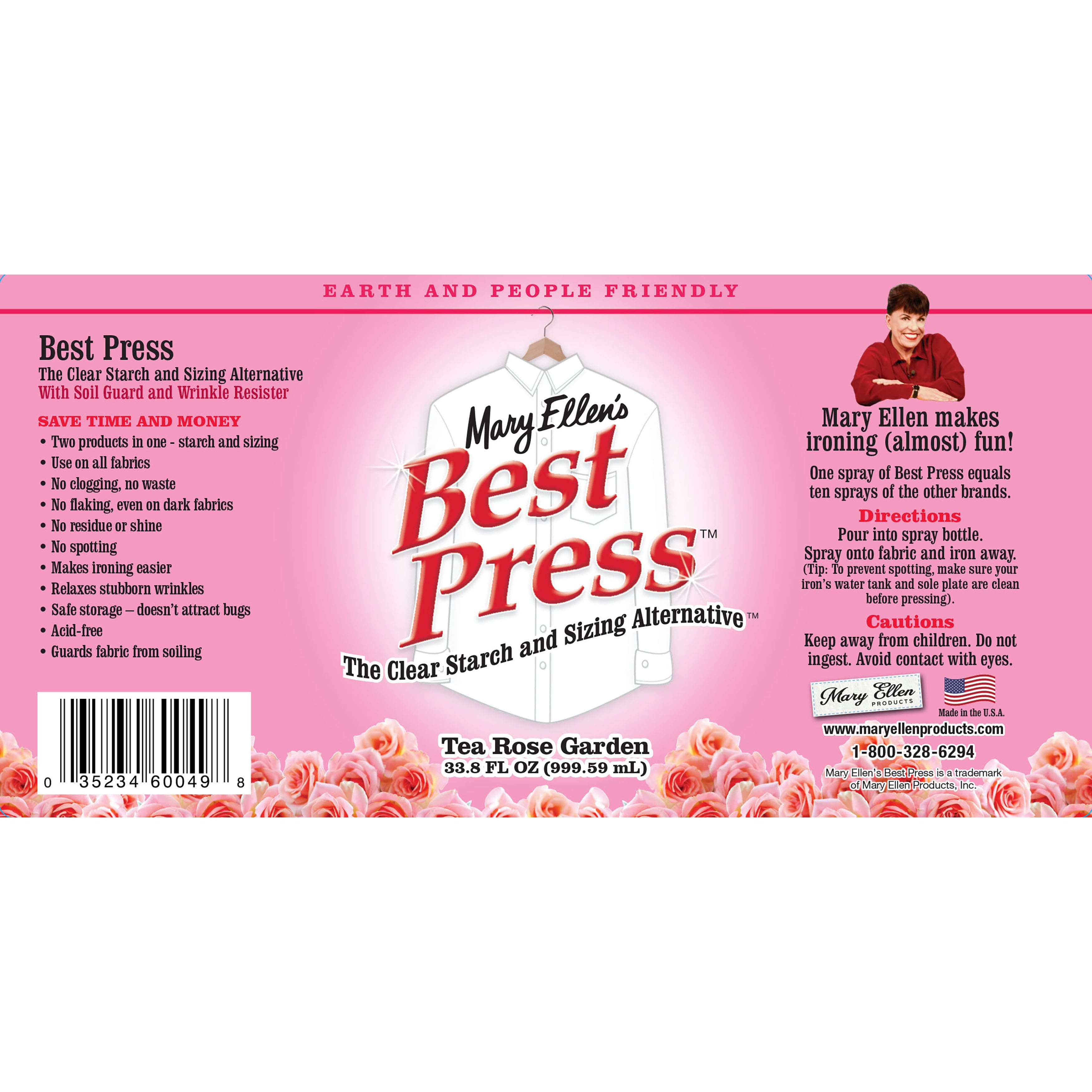 Mary Ellen's Best Press™ 33.8oz. Clear Starch & Sizing Alternative