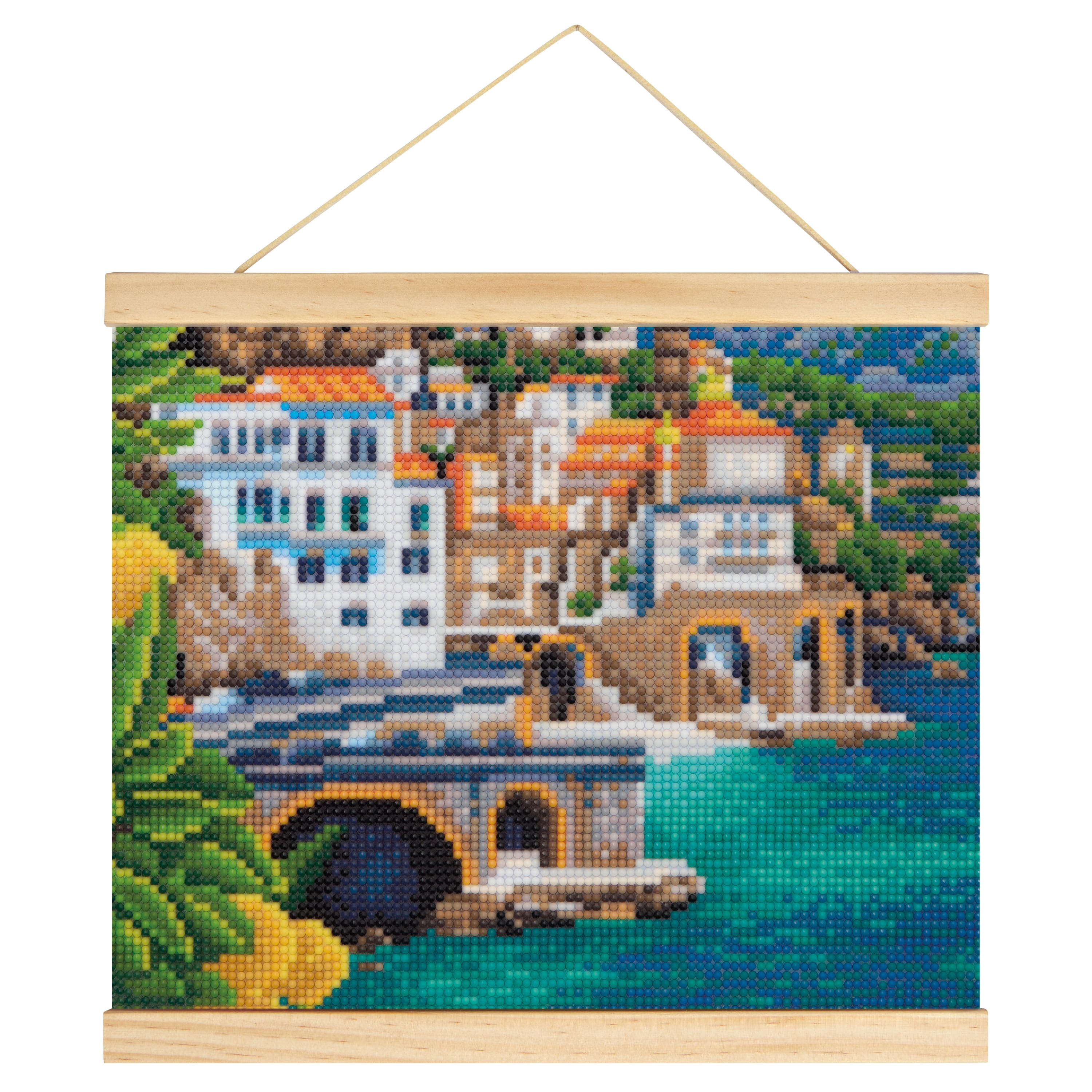 11" x 14" Lemon Coast Diamond Art Kit by Make Market®