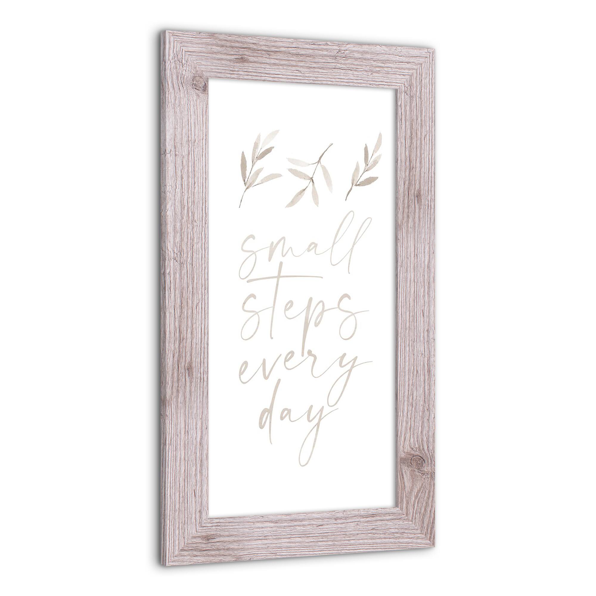 Small Steps Every Day Western Framed Print