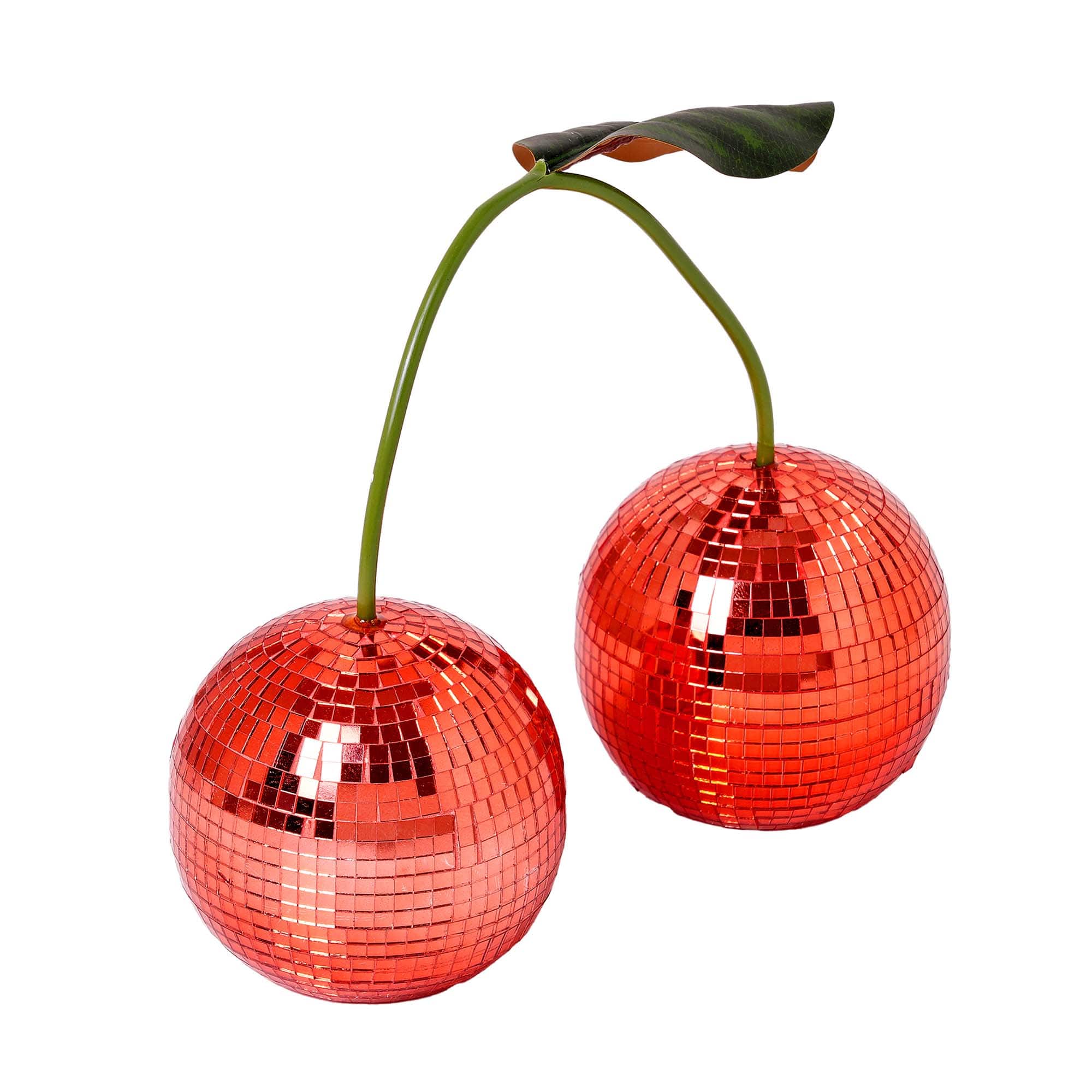 American Art Decor Tipsy Disco Cherry Tabletop and Bar Decoration - 7.87" x 9.84" x 3.93"