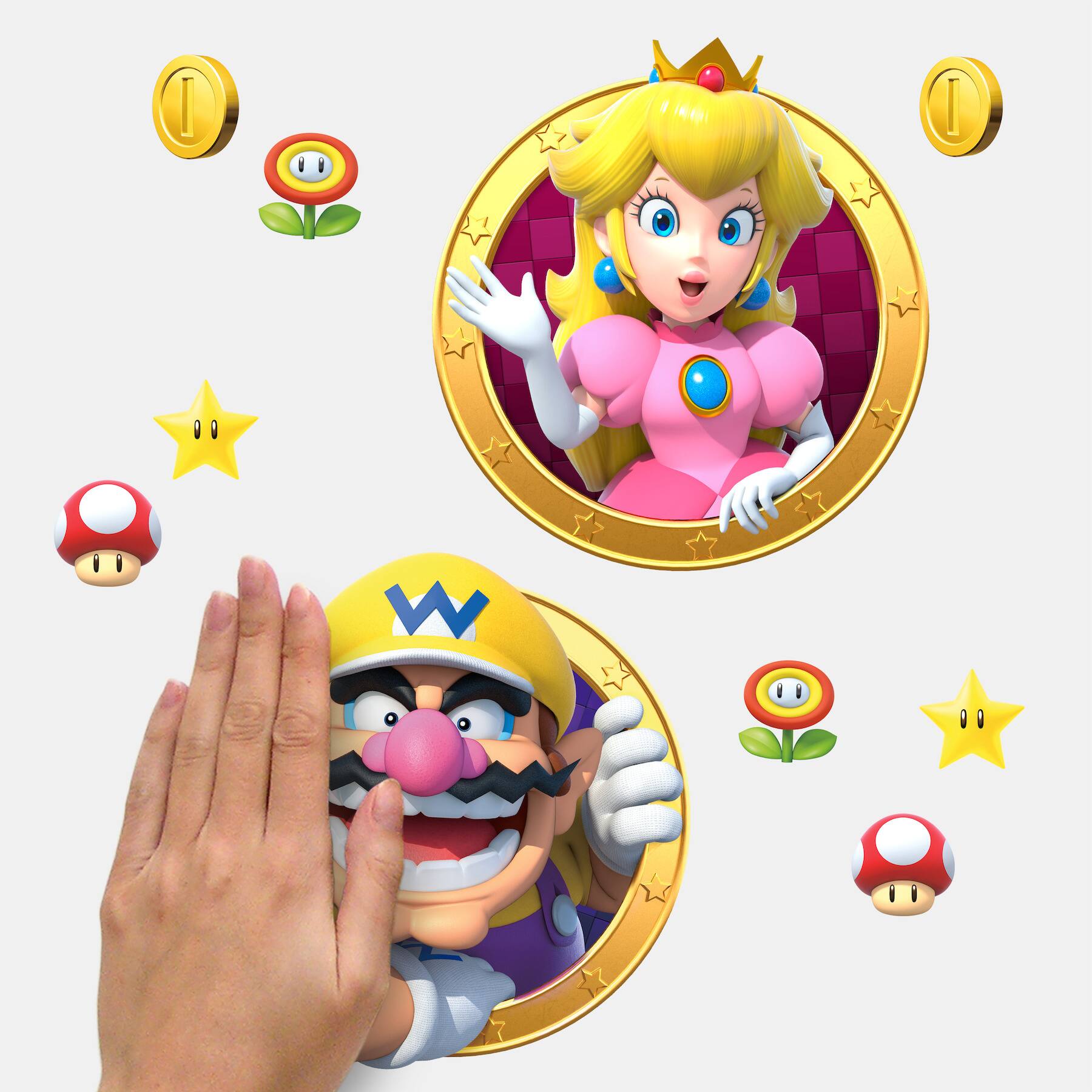 RoomMates Super Mario Character Peel & Stick Wall Decals