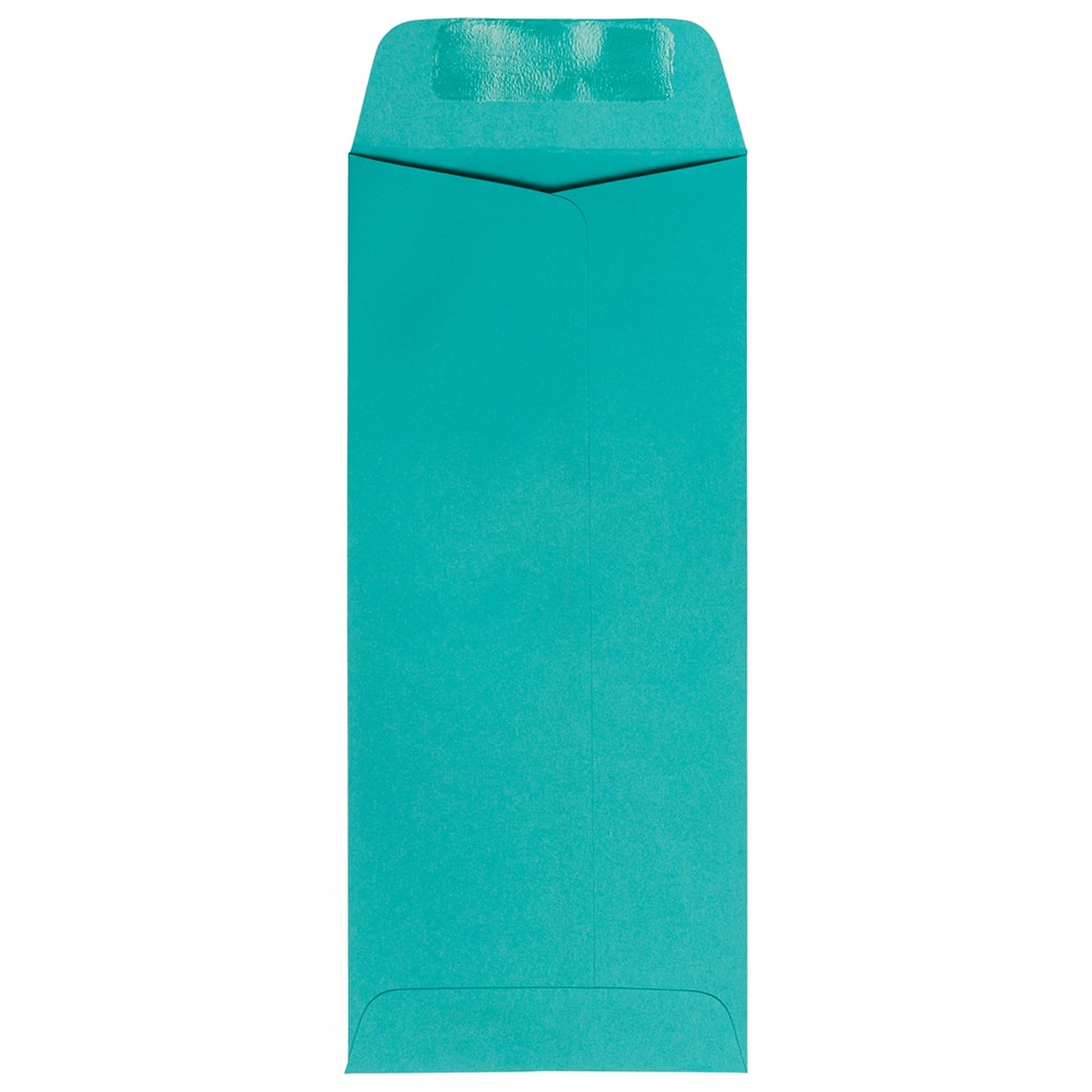 JAM Paper #10 Sea Blue Recycled Policy Business Envelopes, 25ct.