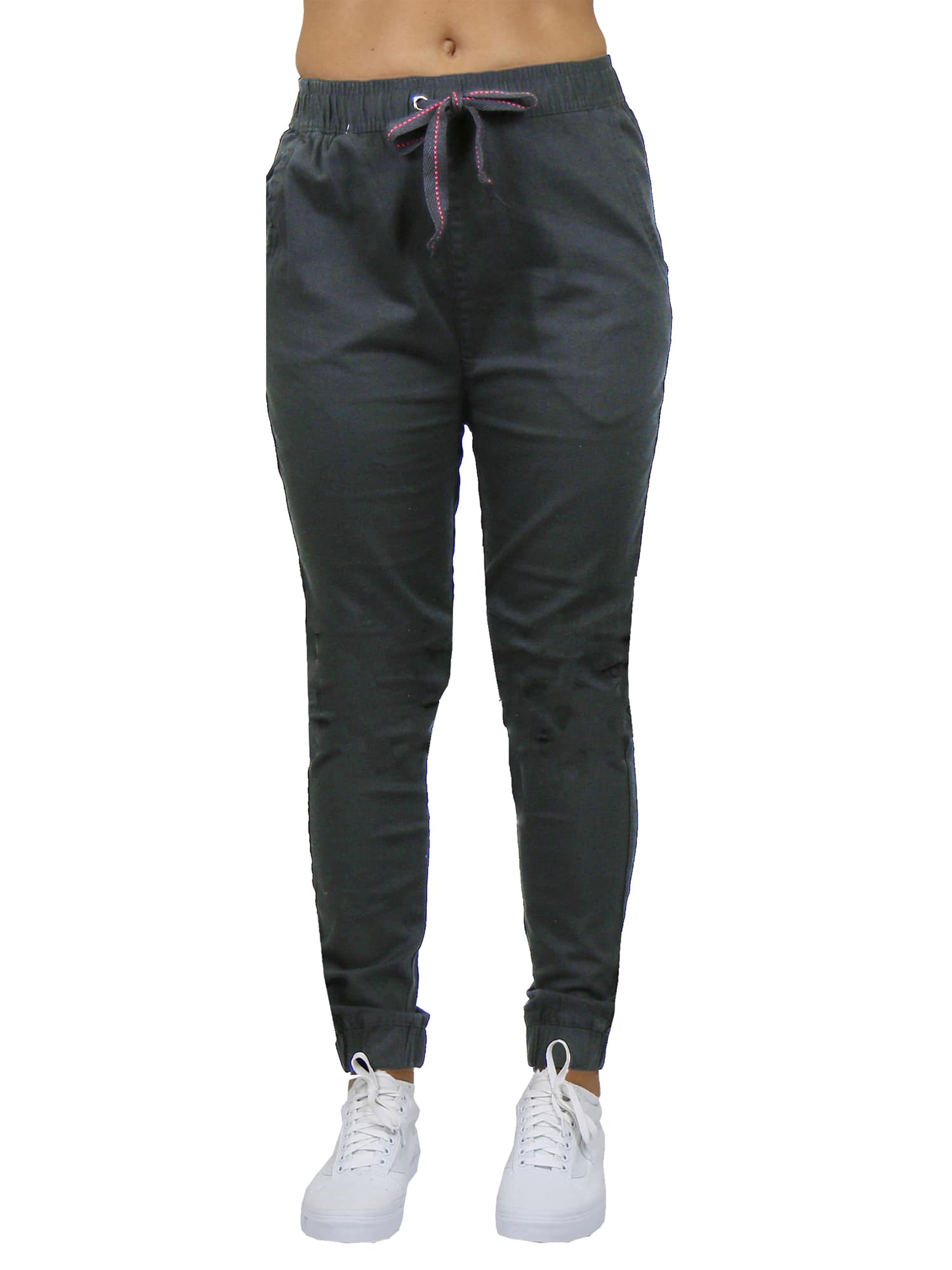 Galaxy By Harvic Loose Fit Stretch Twill Women's Joggers