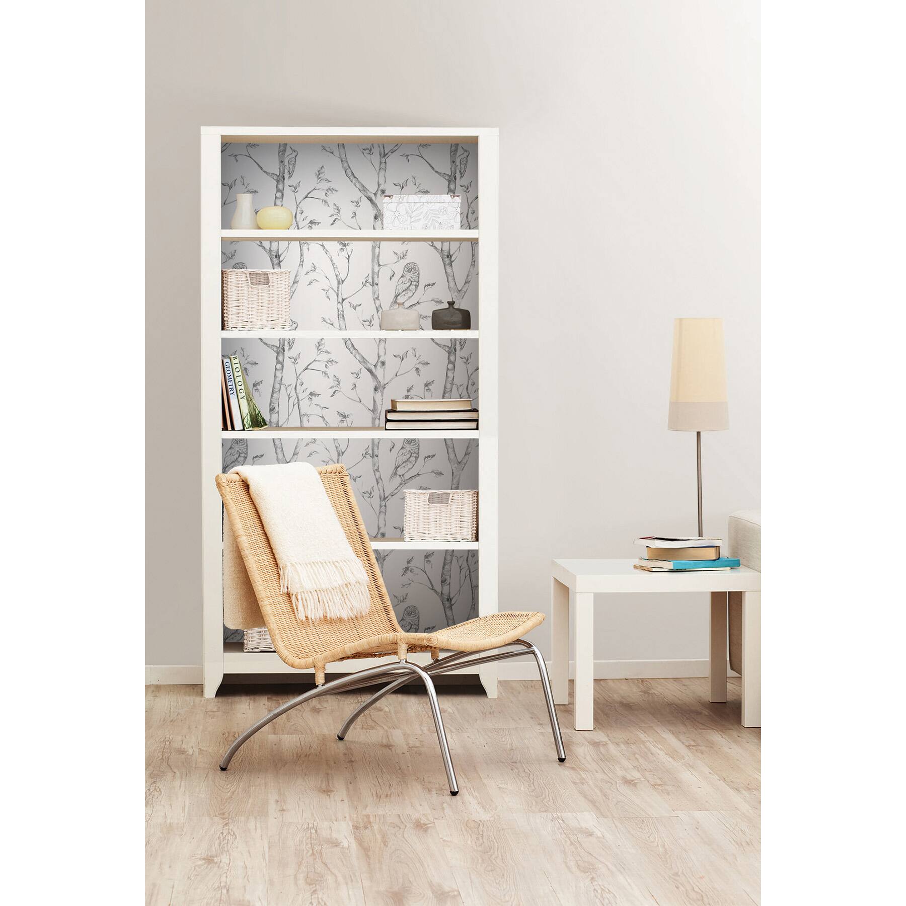 NuWallpaper Gray Woods Peel & Stick Wallpaper