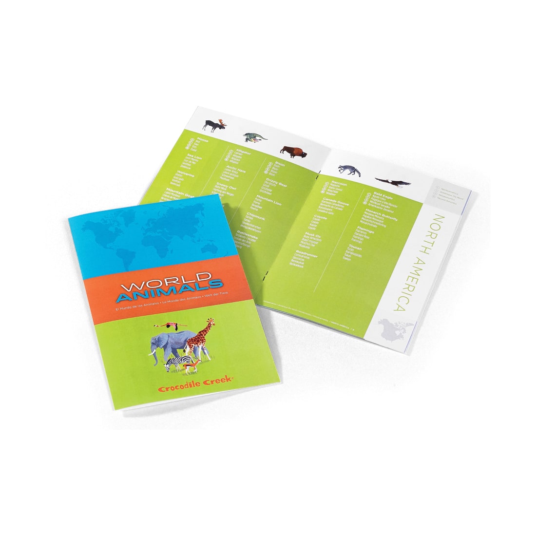 Crocodile Creek® Discover World Animals 100 Piece Floor Puzzle