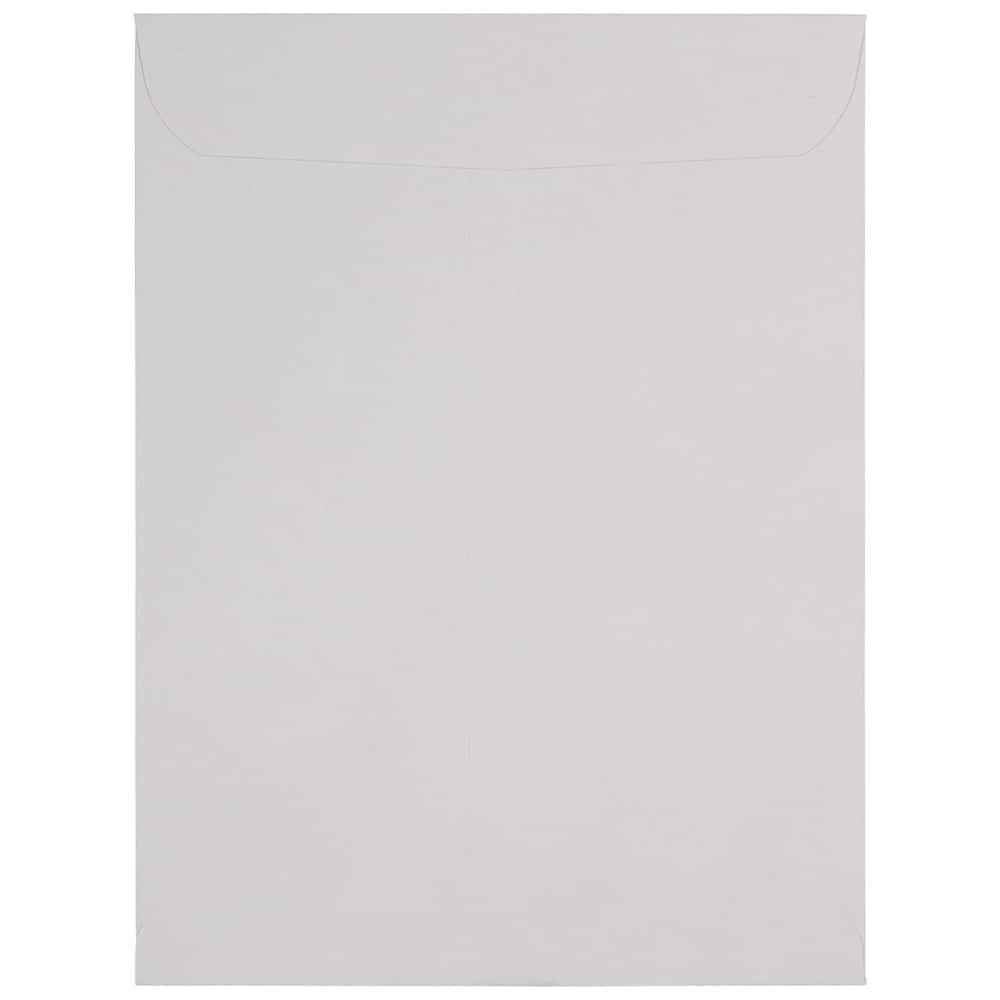 JAM Paper 9" x 12" Light Gray Kraft Peel & Seal Closure Envelopes, 25ct.