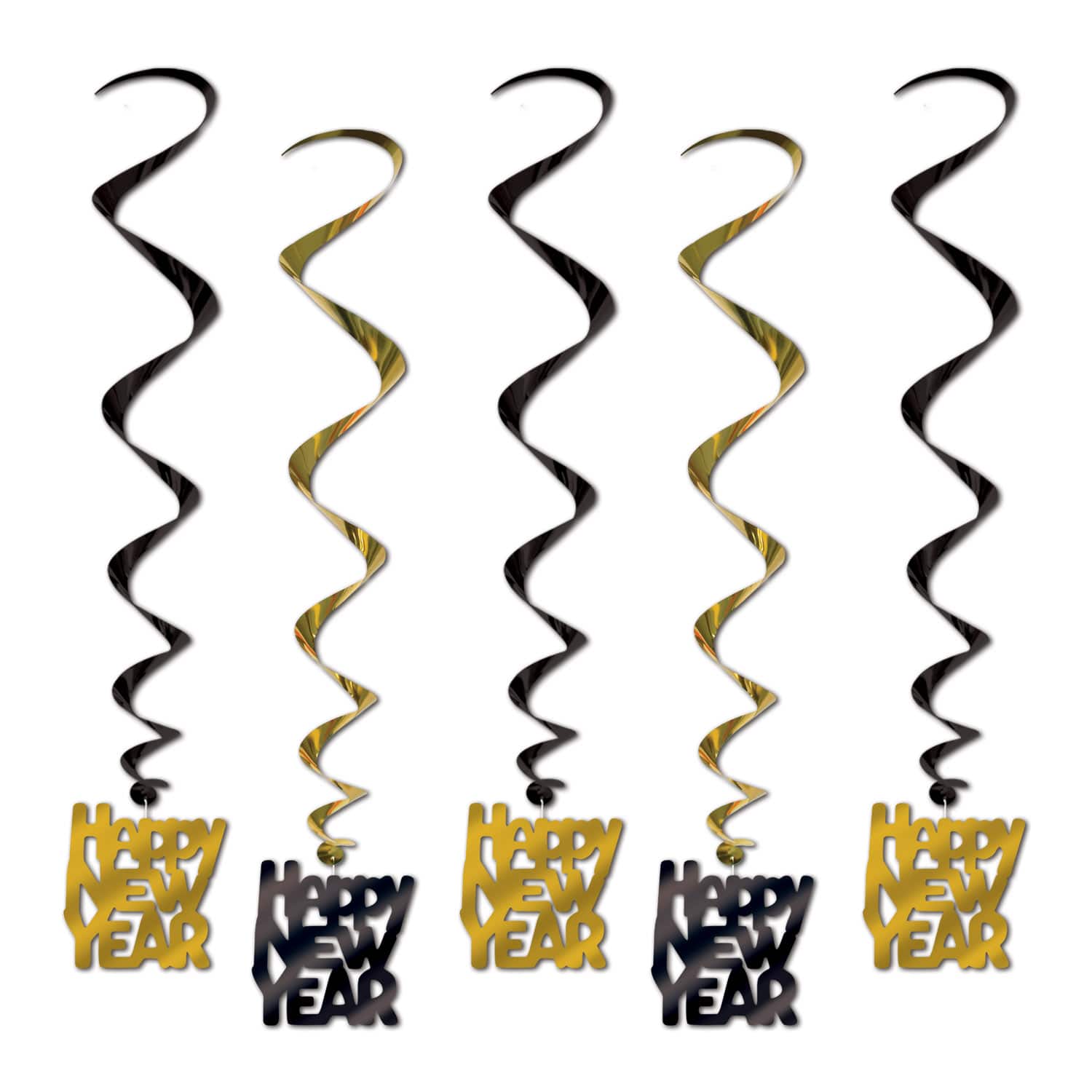 Beistle 33" Happy New Year Whirls, 10ct.