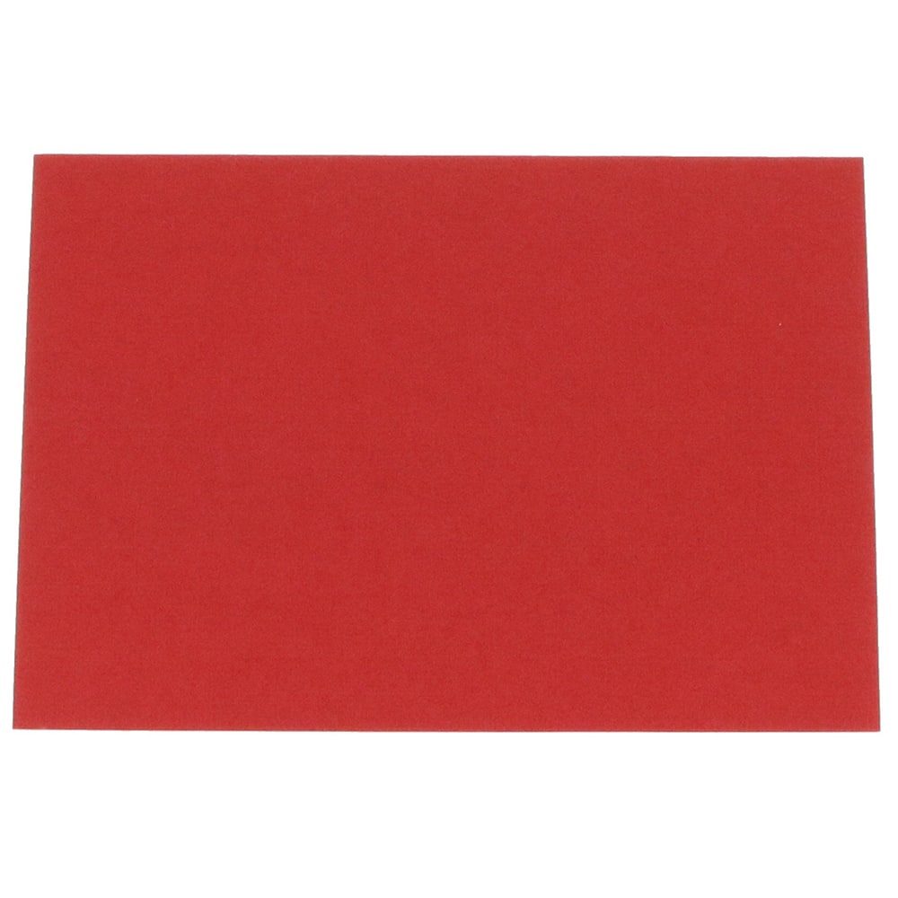 JAM Paper 3.5" x 4.875" Red Linen Blank Foldover Cards, 500ct.