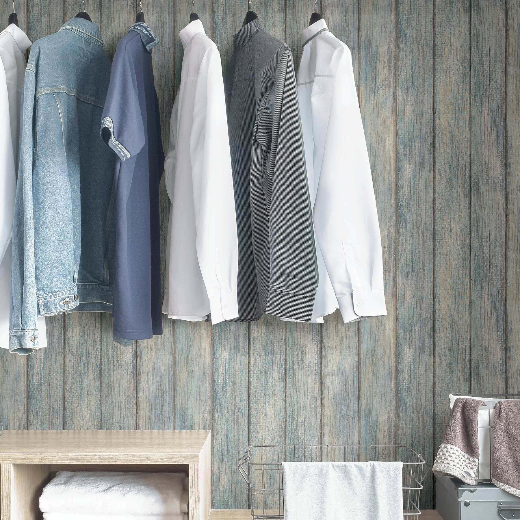 InHome Nantucket Plank Peel & Stick Wallpaper