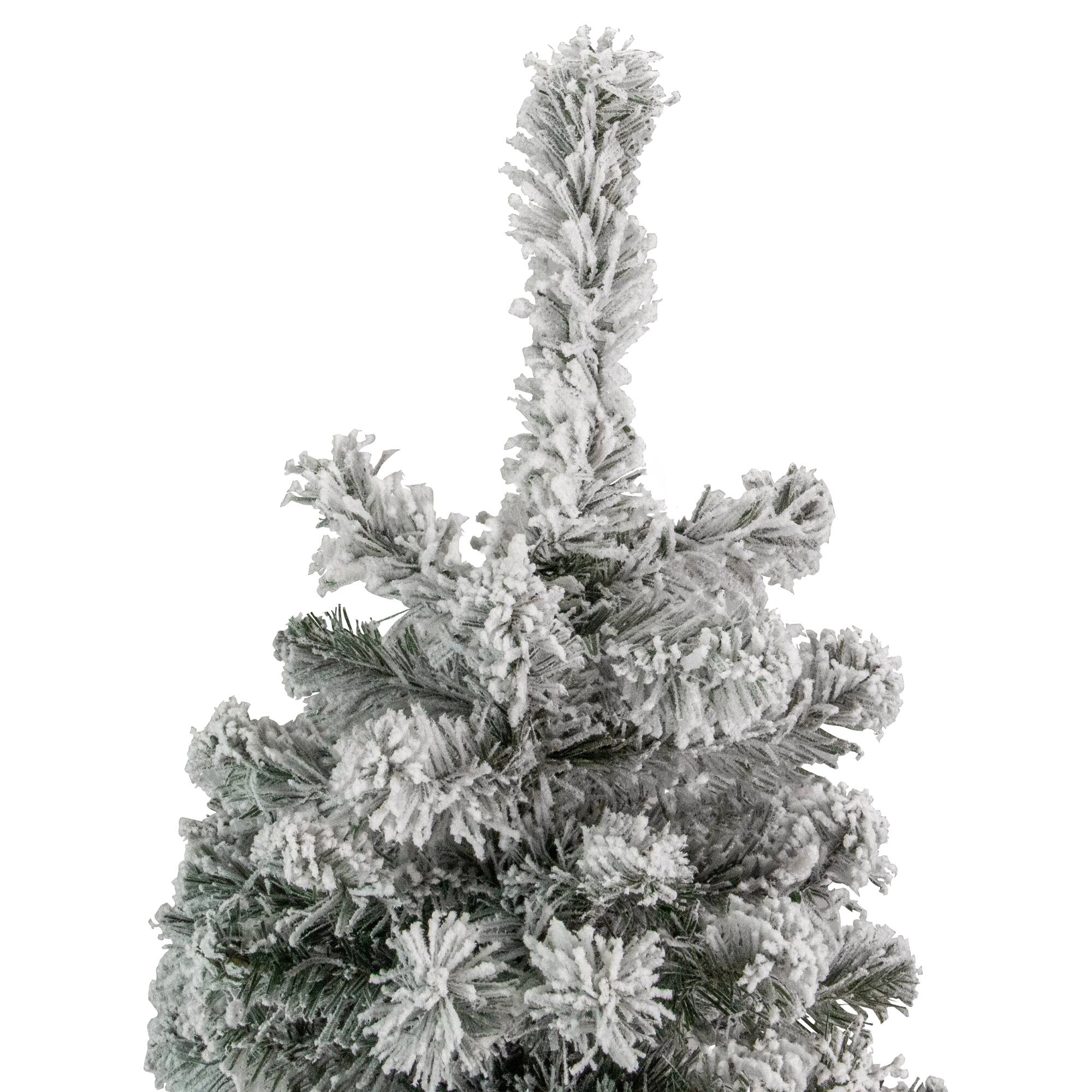 6.5ft. Unlit Heavily Flocked Madison Pine Artificial Christmas Tree