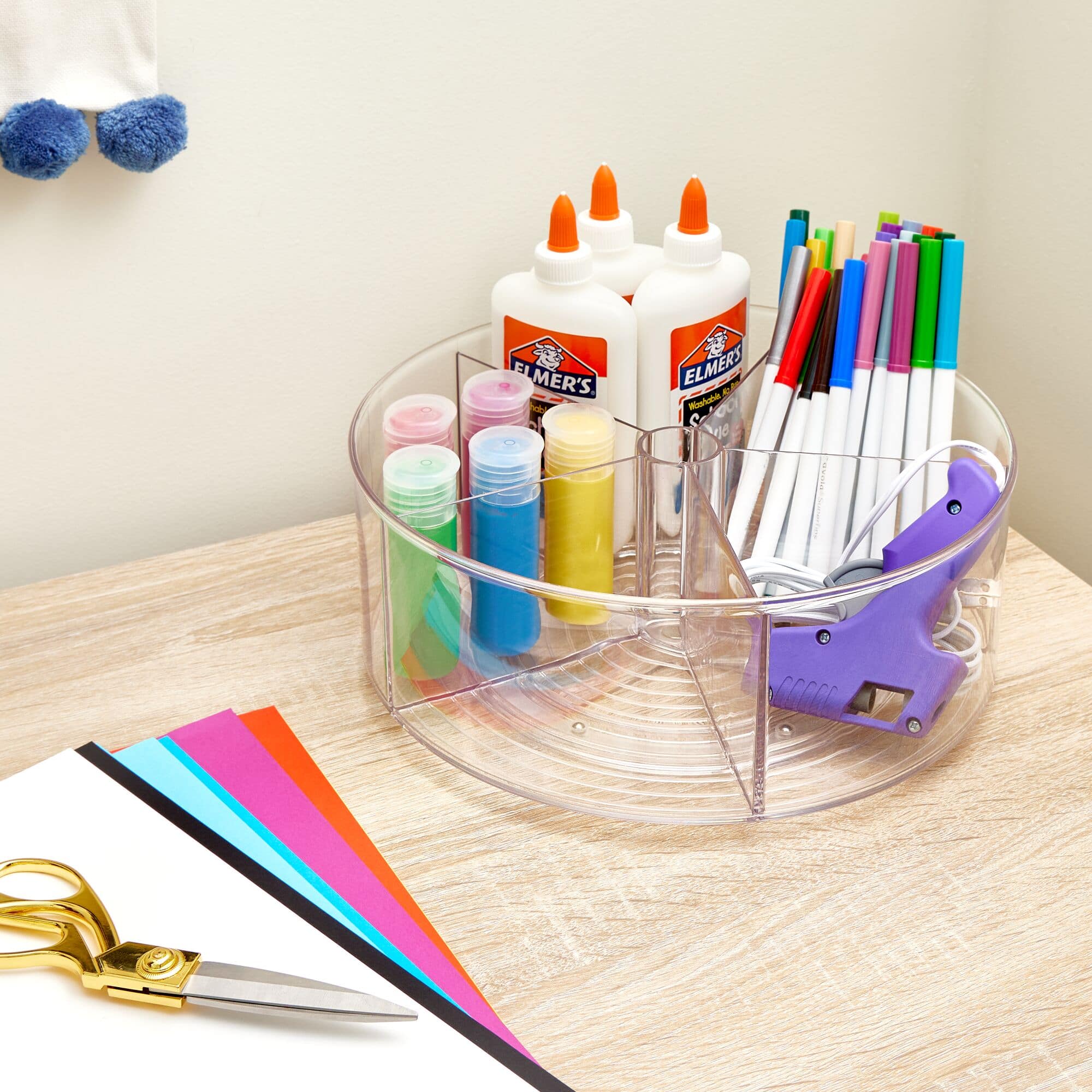 iDesign 11.5" 5 Compartment Plastic Turntable