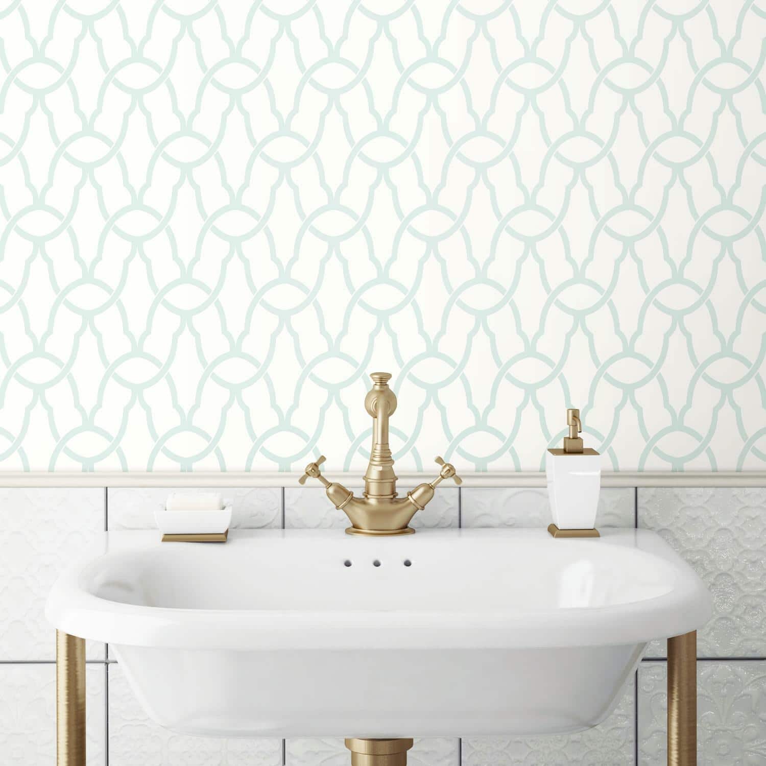 RoomMates Trellis Peel & Stick Wallpaper
