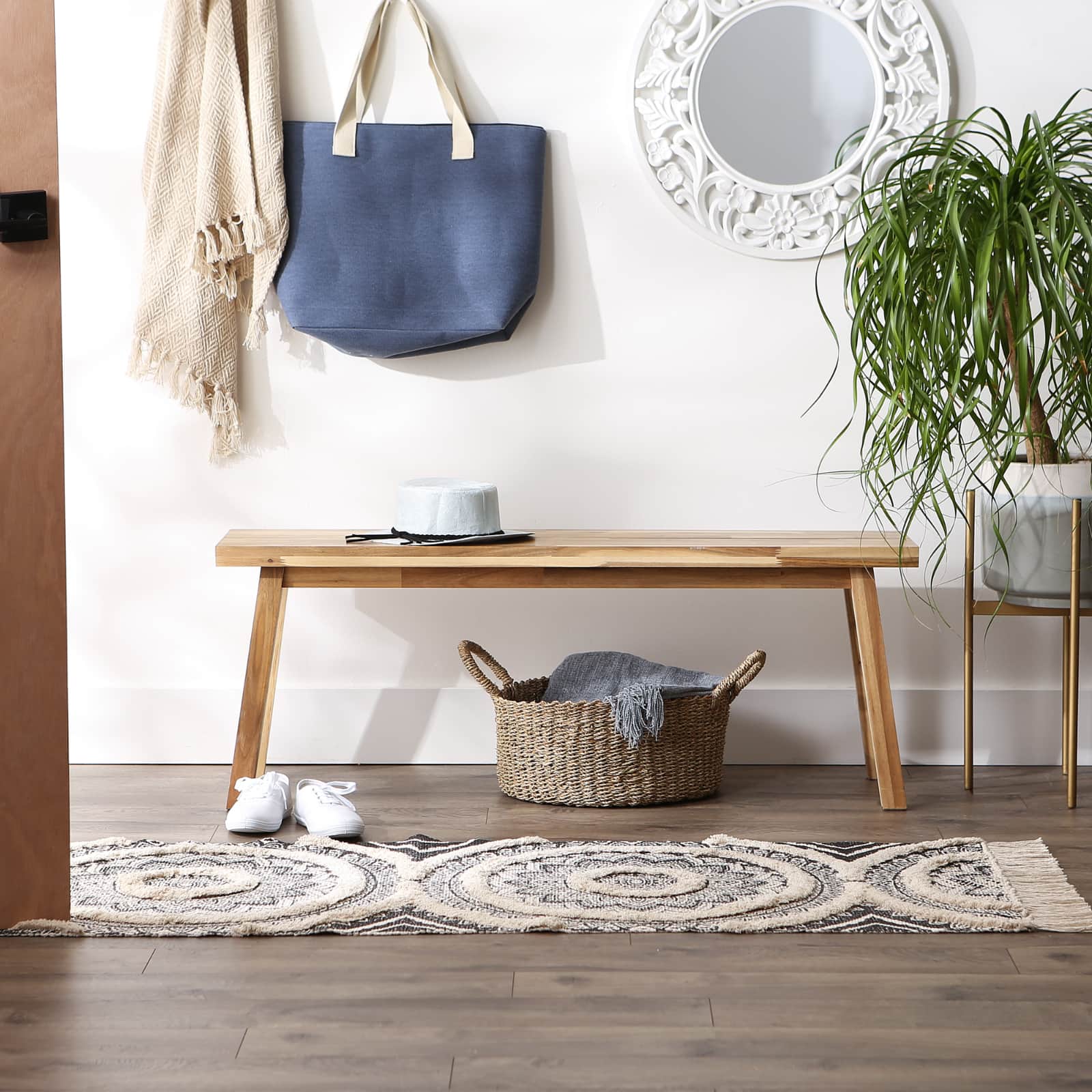 DII® Hand-Loomed Medallion Runner Rug