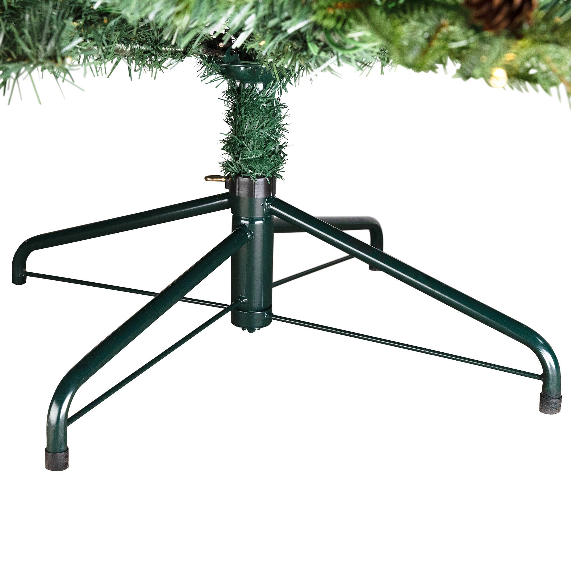 6.5ft. Pre-Lit Real Touch™ Shenandoah Pine Artificial Christmas Tree with Pinecones, Warm White LED Lights