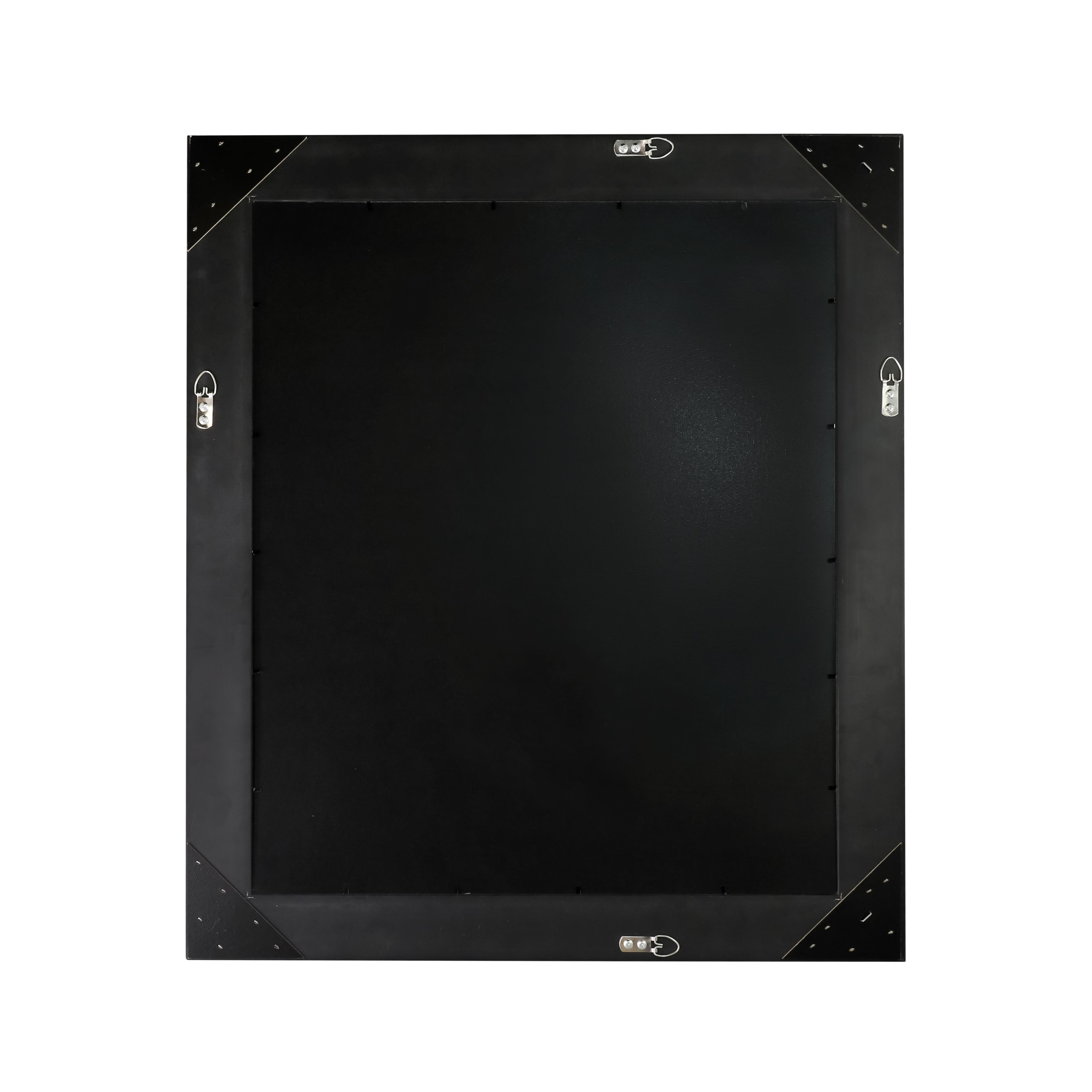 Home Black Flat Frame with Beveled Mat by Studio Décor