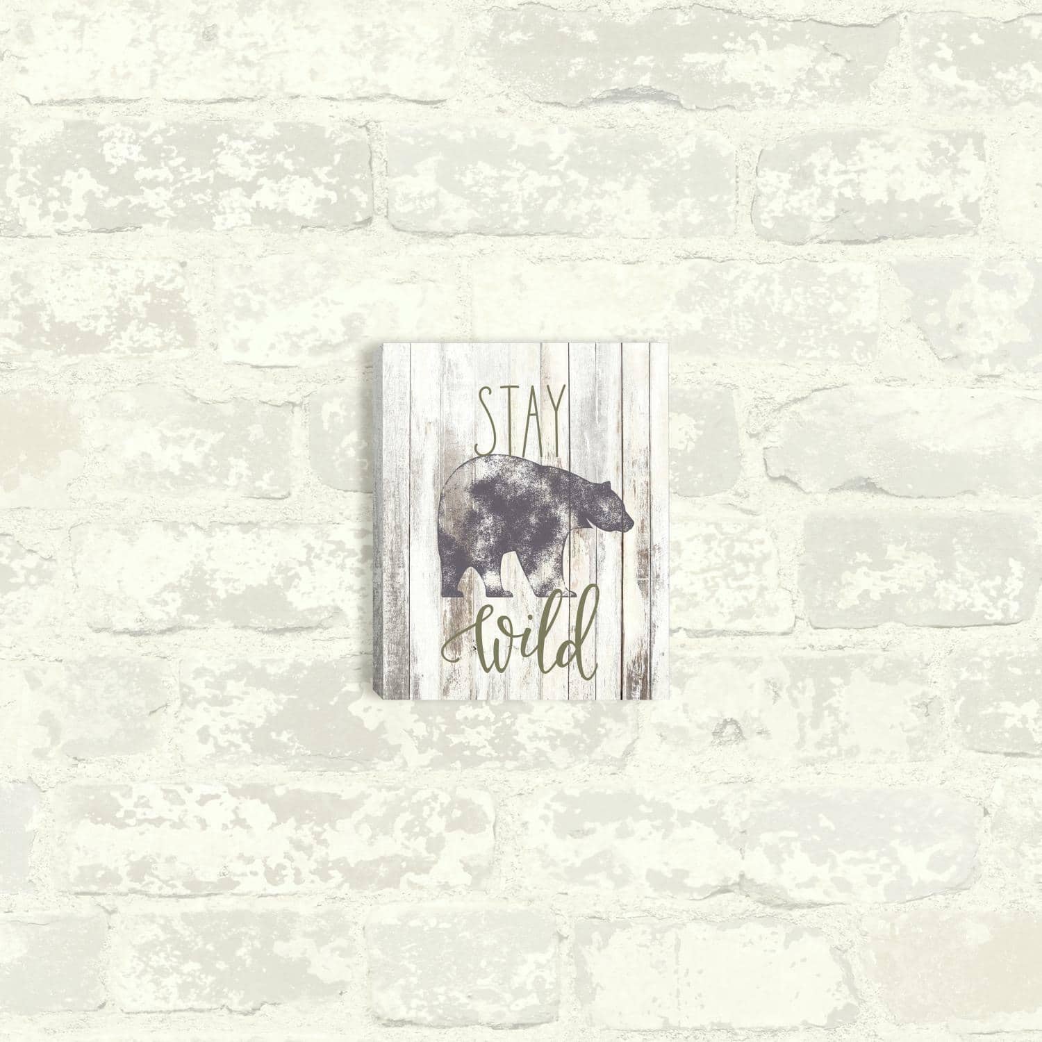 RoomMates Stay Wild Canvas Wall Art
