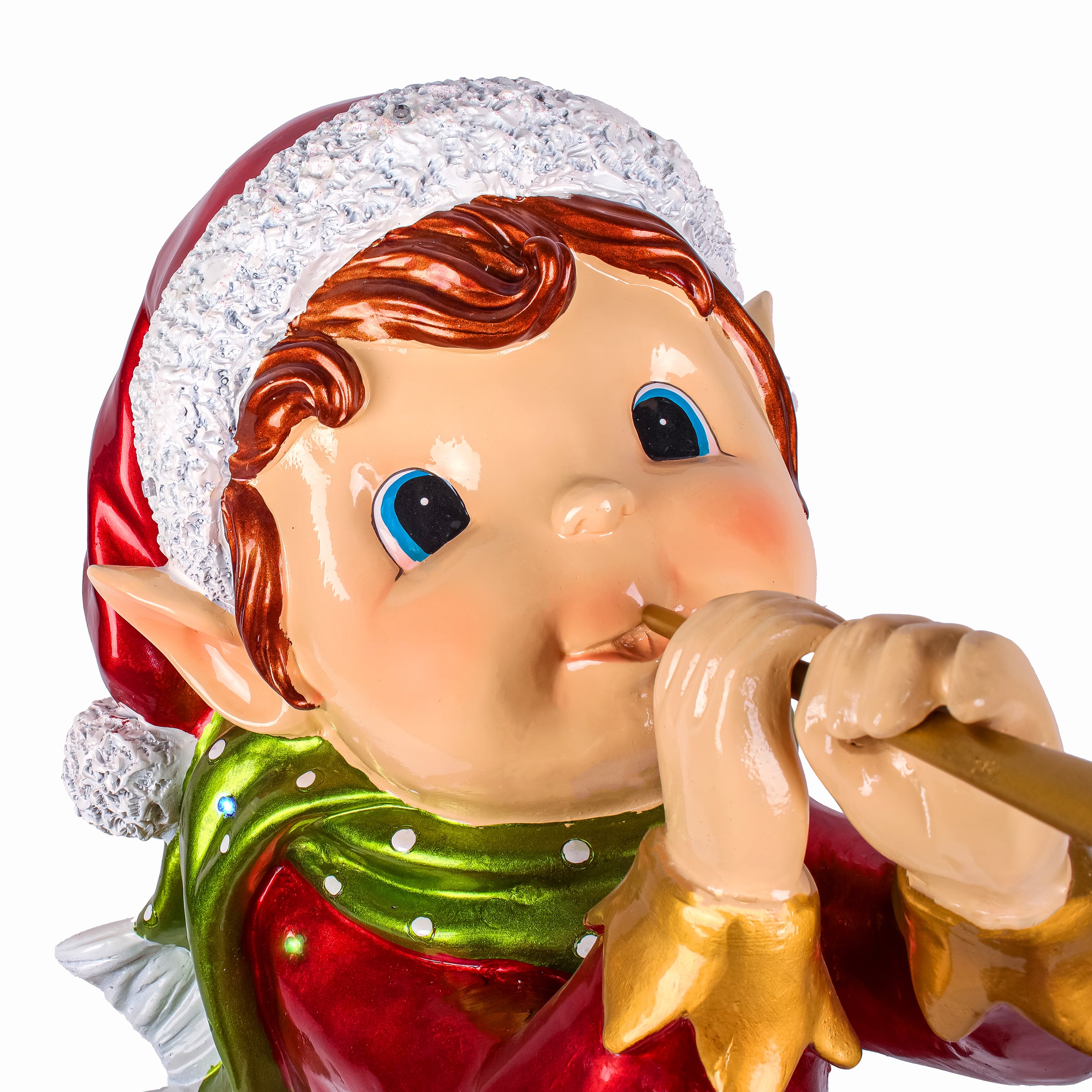3ft. Pixie Elf with Horn 12 Multicolor UL LED Lights
