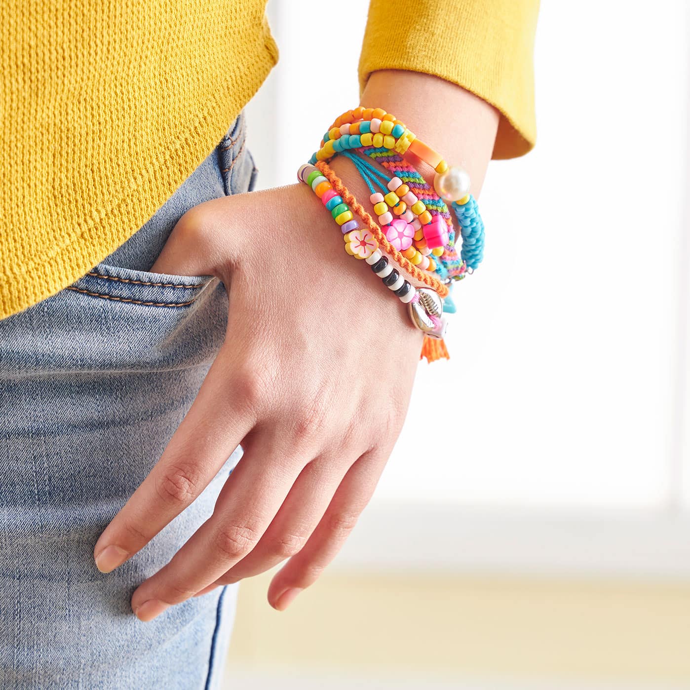 Multi-Strand Seed Bead Friendship Bracelet | Projects | Michaels