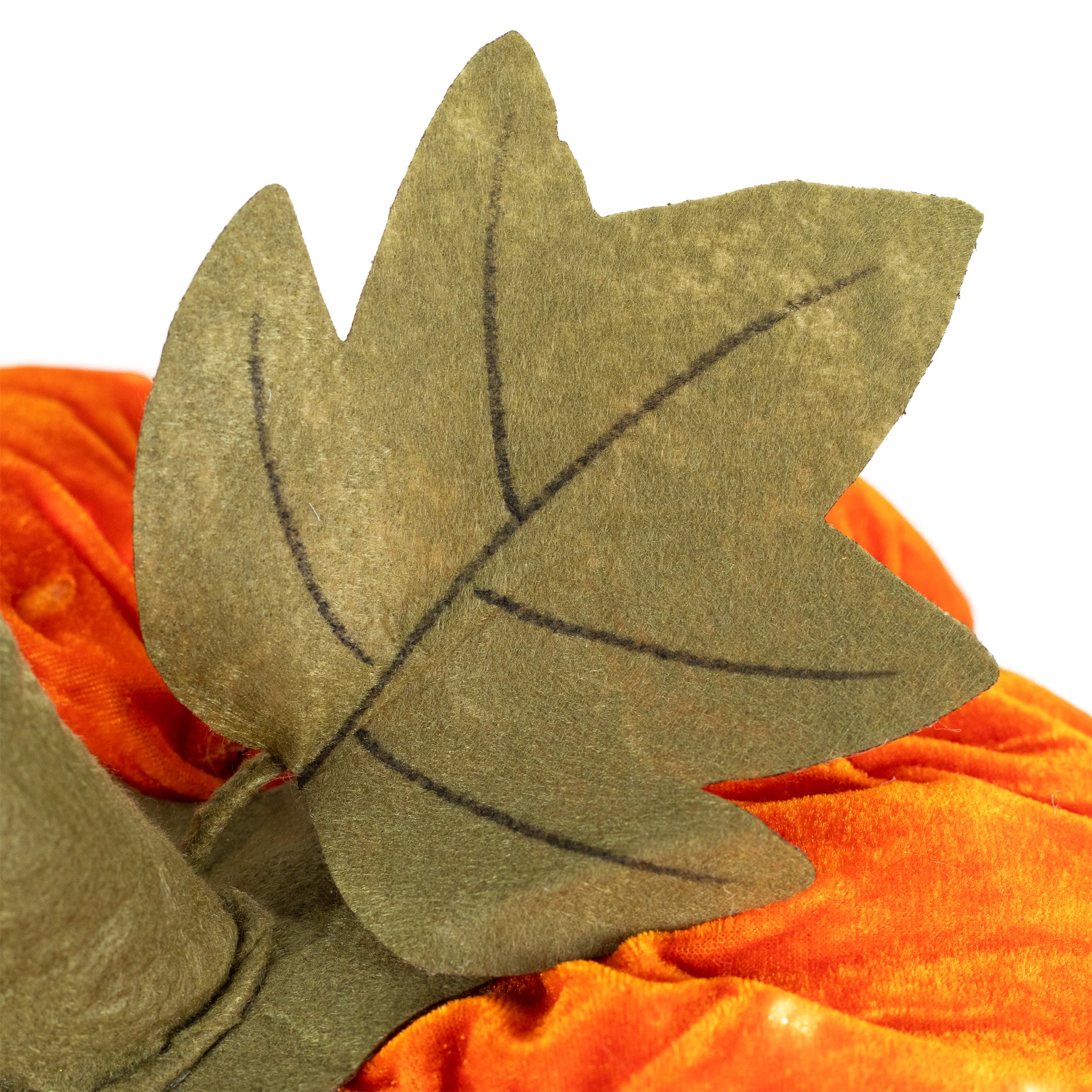 LED Lighted Plush Halloween Jack-o-Lantern Pumpkin