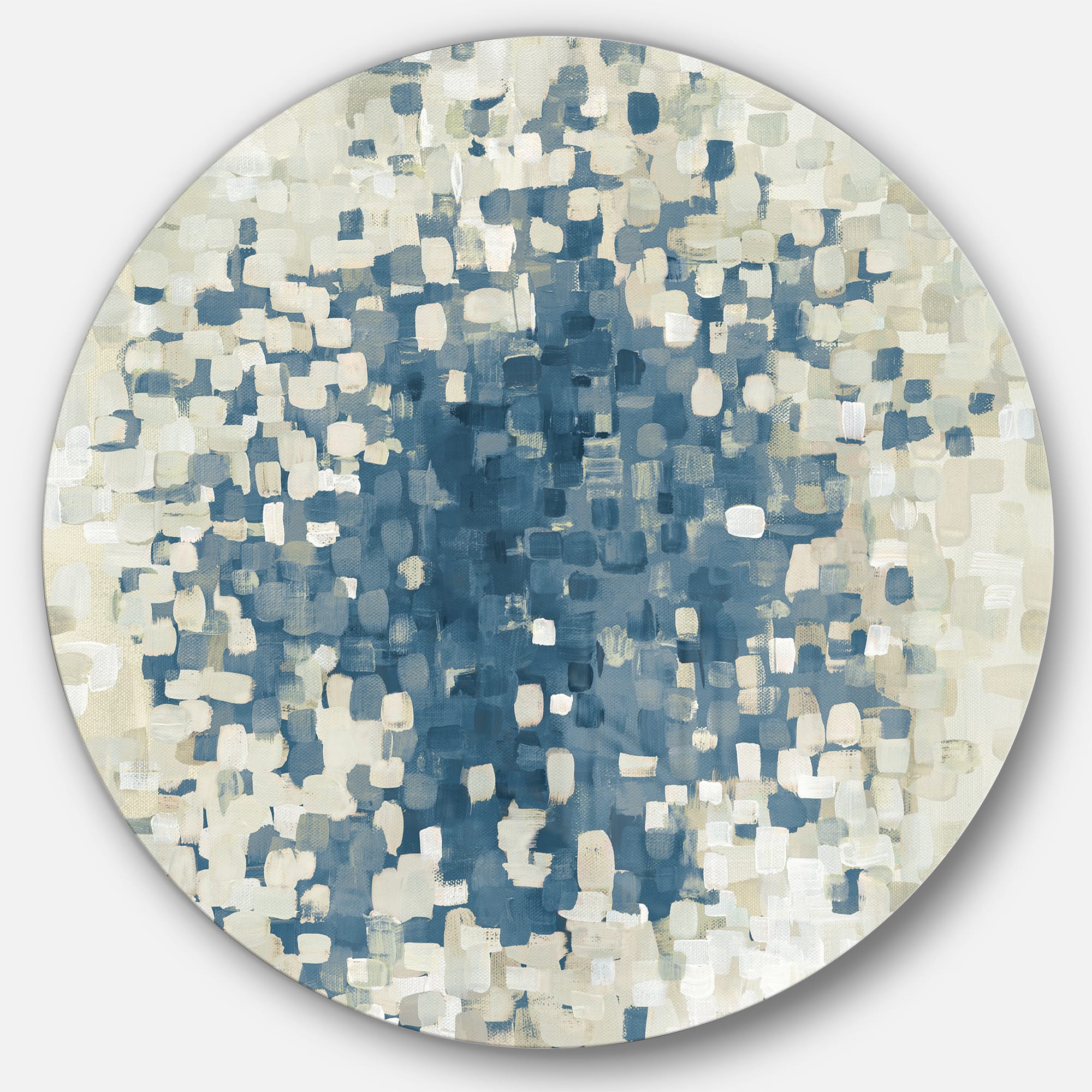 Designart - Geometric Blue Spots
