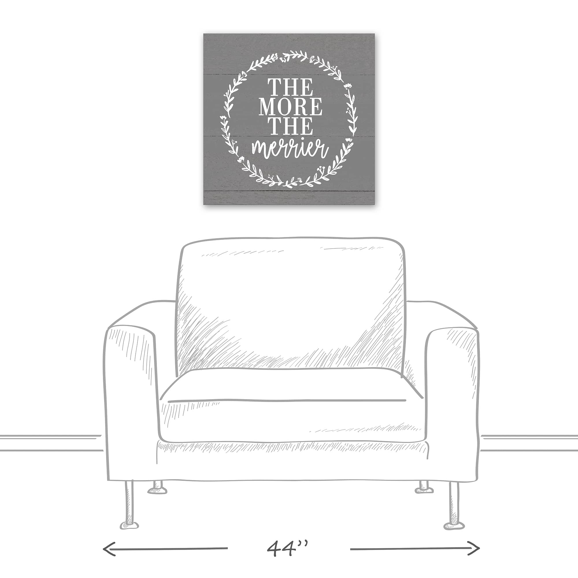 More The Merrier 20" x 20" Canvas Wall Art