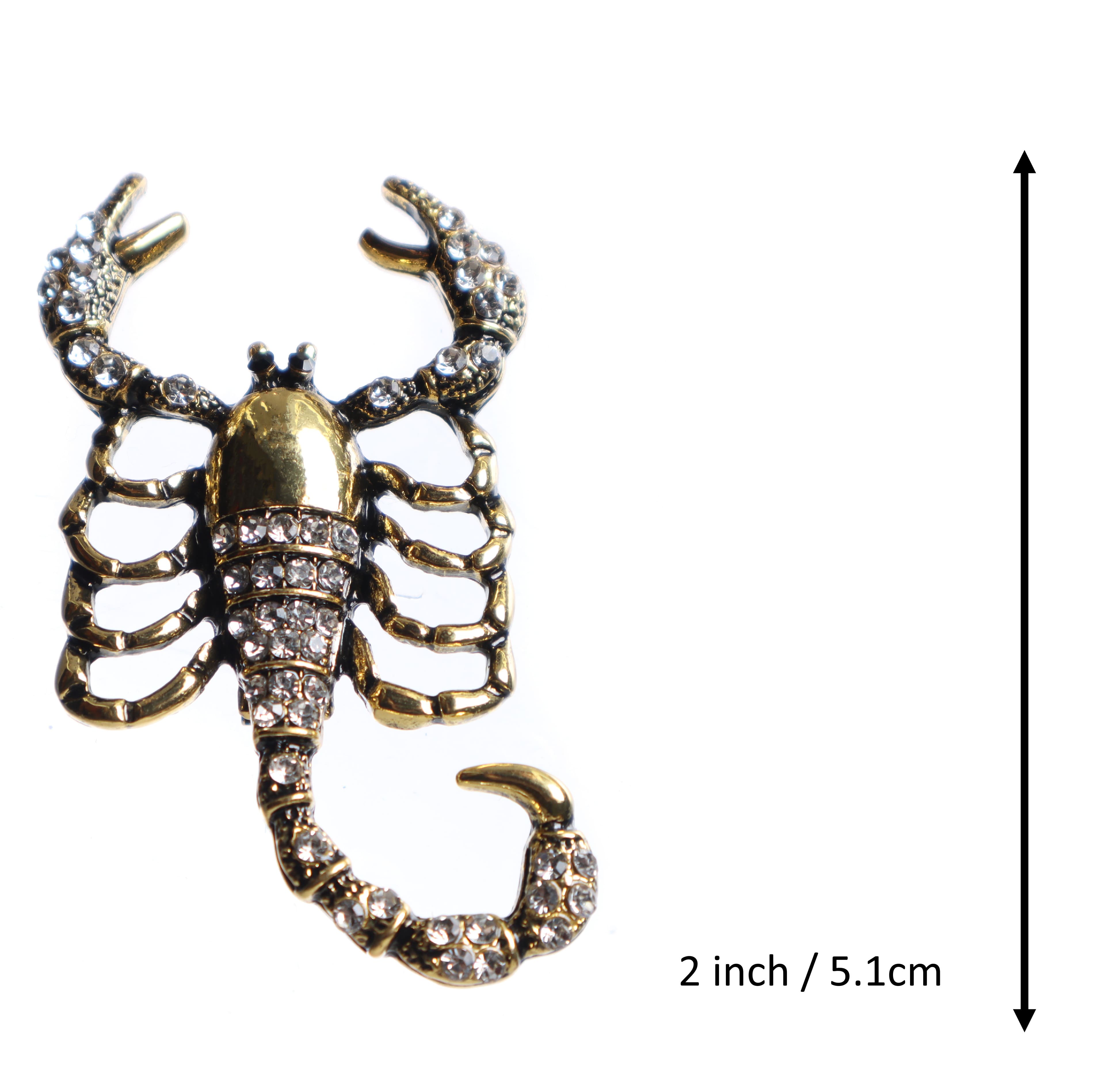 2" Scorpion with Gems Metal Accent by Ashland