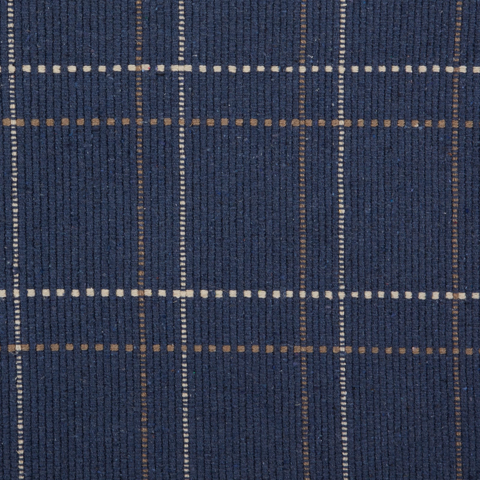 DII® French Blue Variegated Plaid Recycled Yarn Rug Set, 2ft. x 3ft.