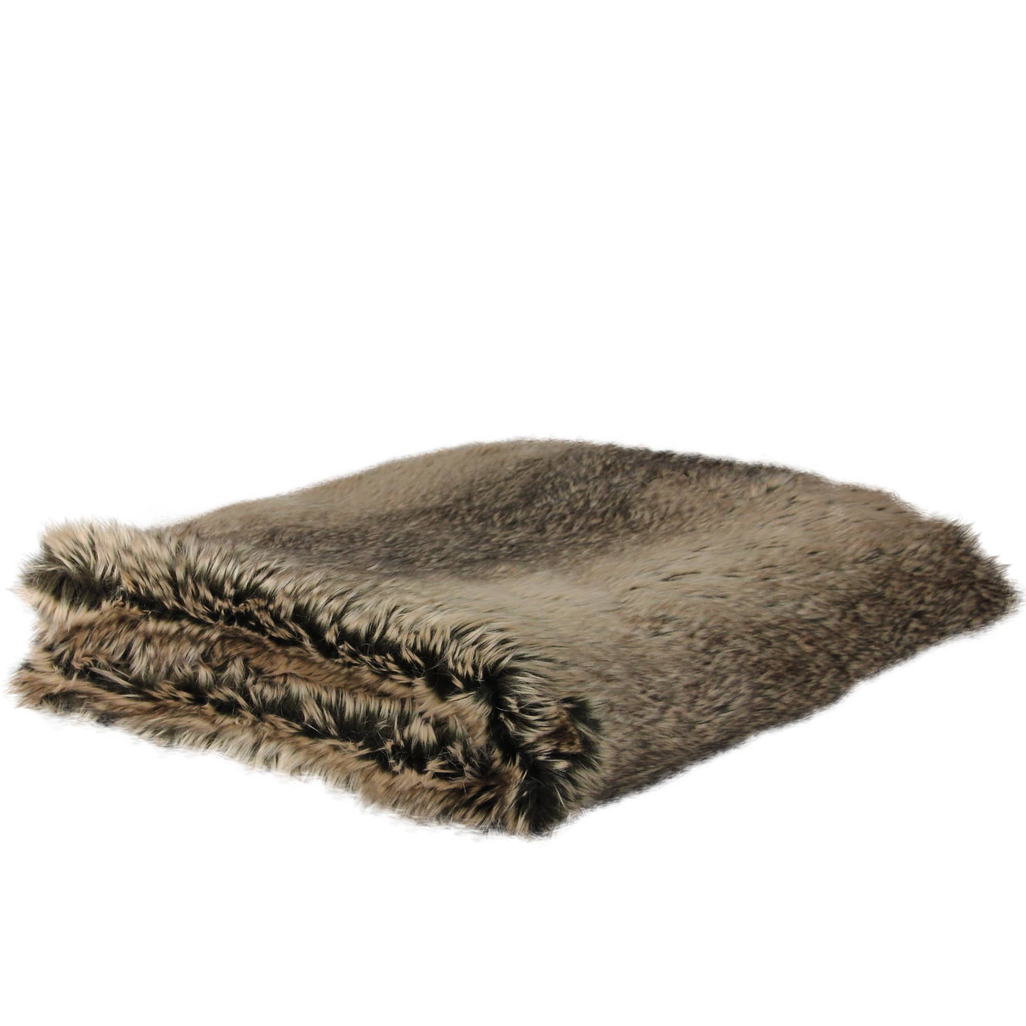 Chocolate Brown Super Plush Throw Blanket
