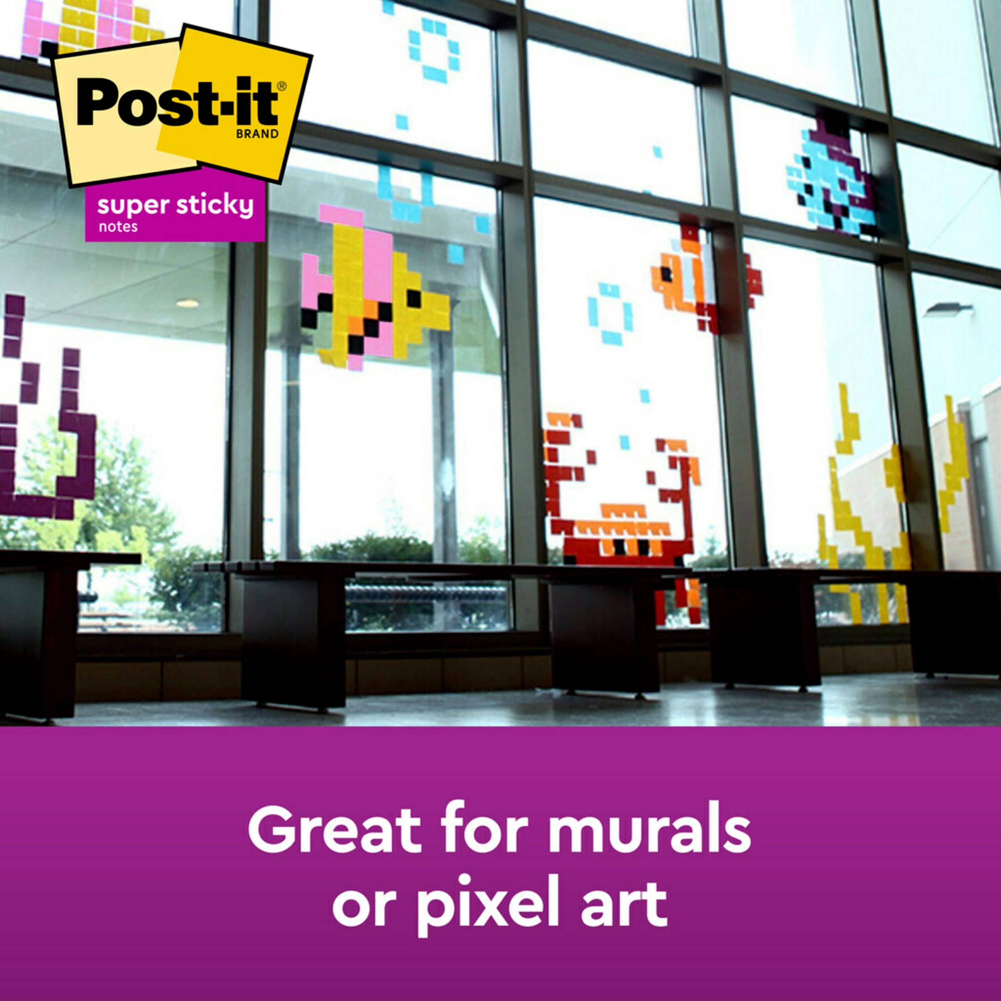 Post-it® 3" x 3" Super Sticky Notes, 5 Pack