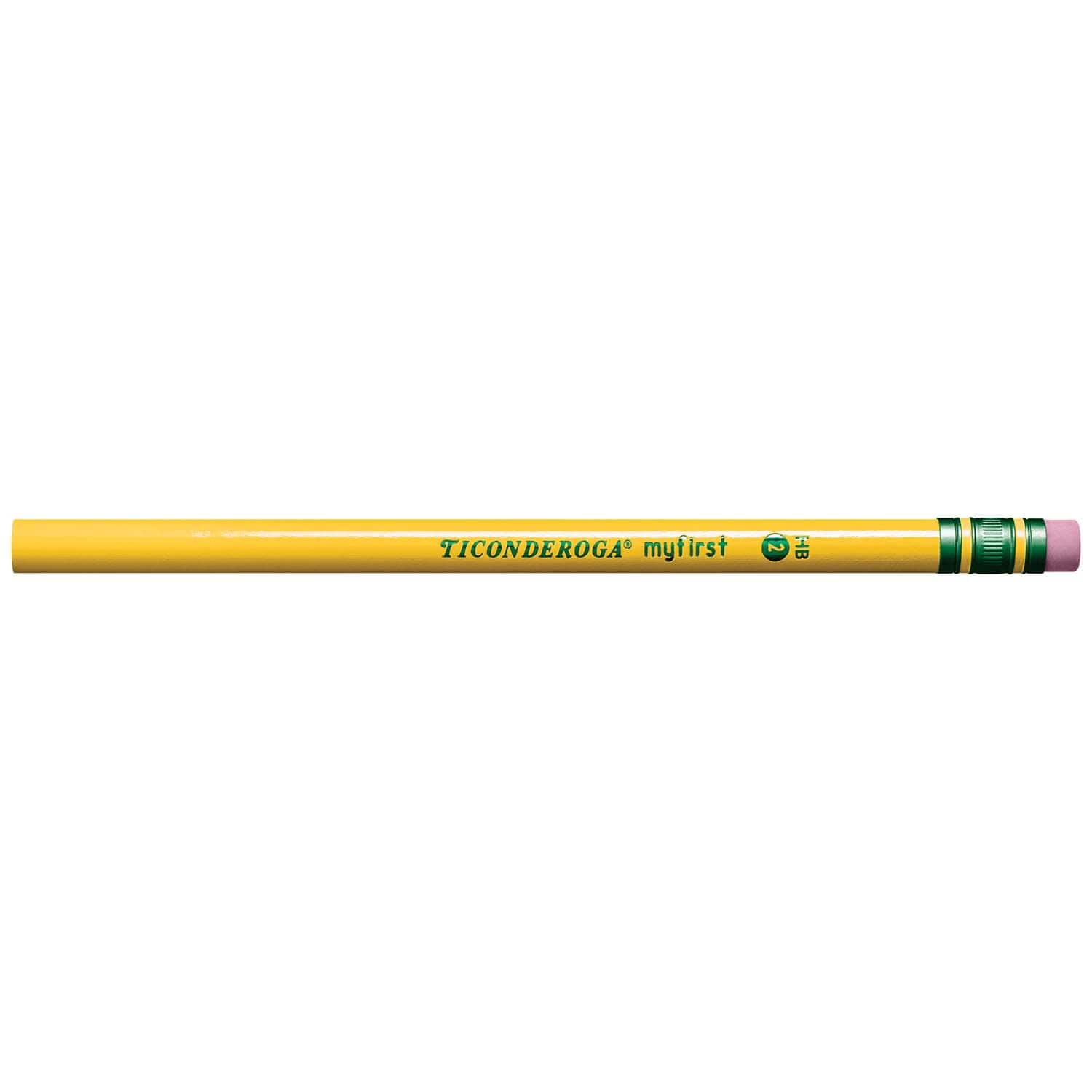 Ticonderoga® Beginners® 0.4mm 2HB Pencils with Eraser, 2 Packs of 12