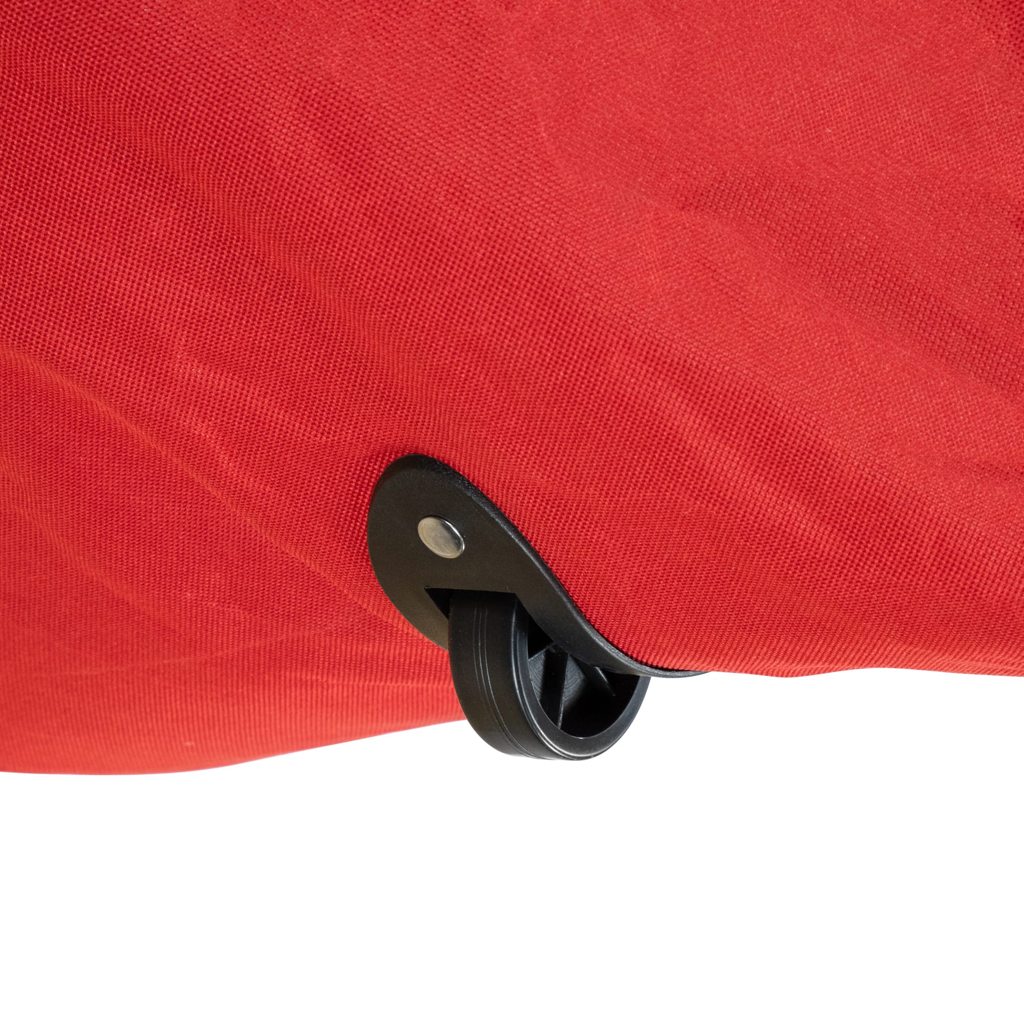 57" Red Quilted Rolling Christmas Tree Storage Bag for Trees up to 9ft.