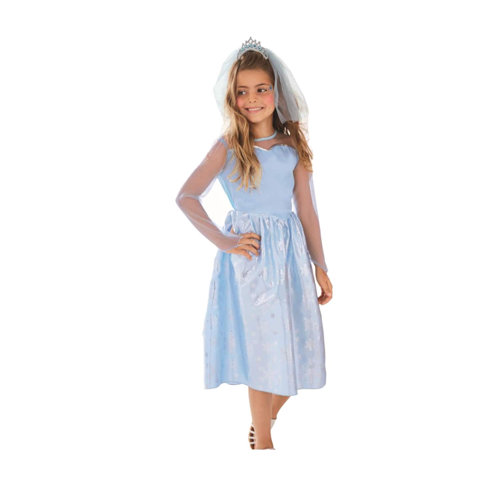 Blue & Silver Ice Princess Child Costume By Northlight in Blue/Silver | Medium | Michaels®