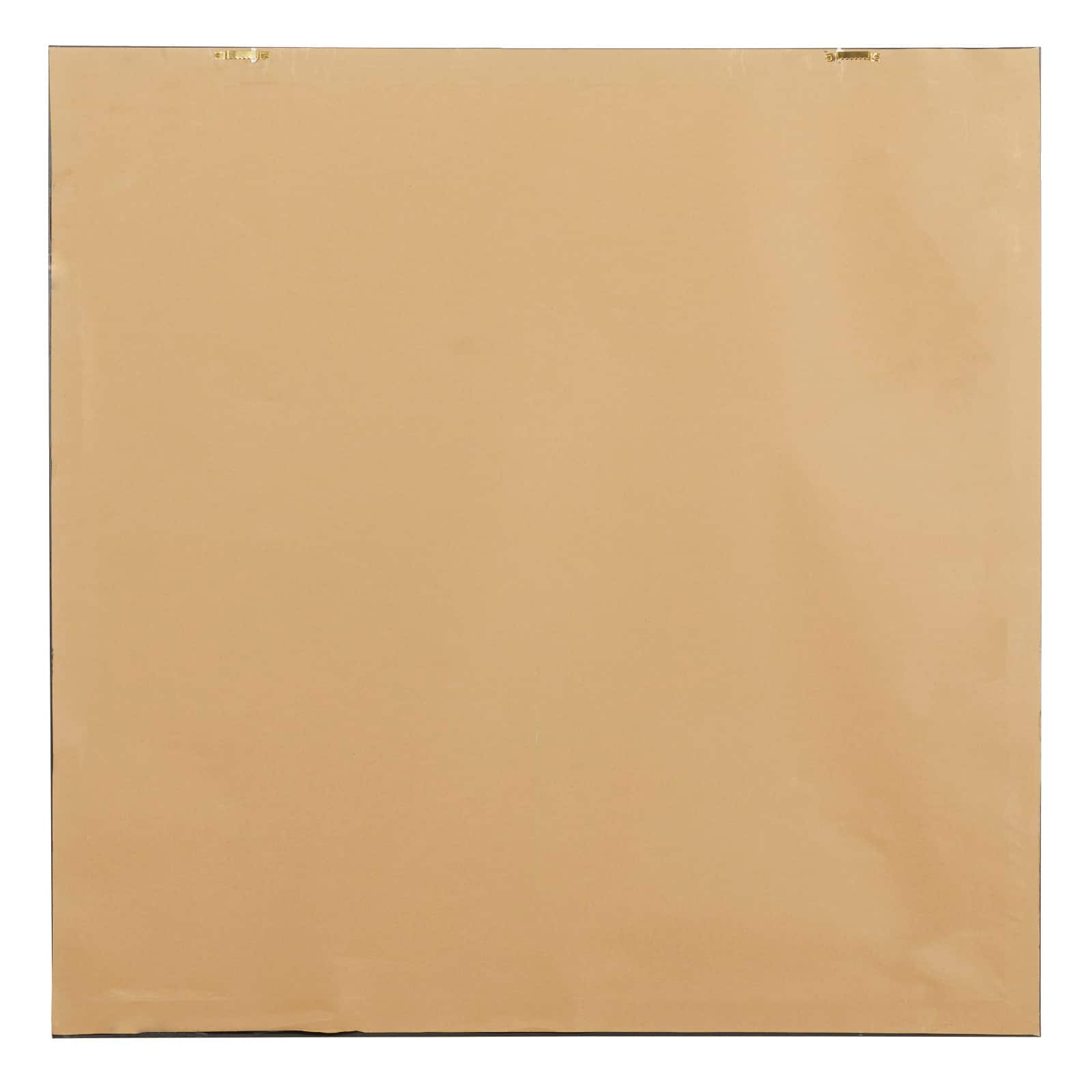 Brown Traditional Elephant Canvas Wall Art, 47" x 47"