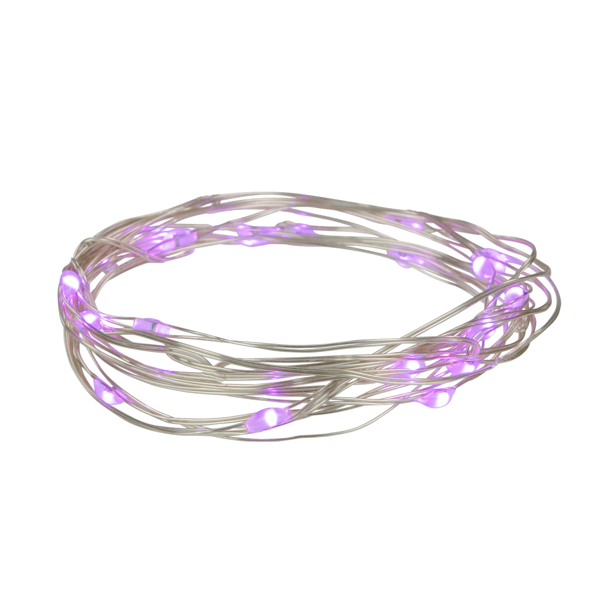 Northlight 20ct. Micro Fairy Copper Wire LED Christmas Lights in Purple | 6 ft | Michaels®