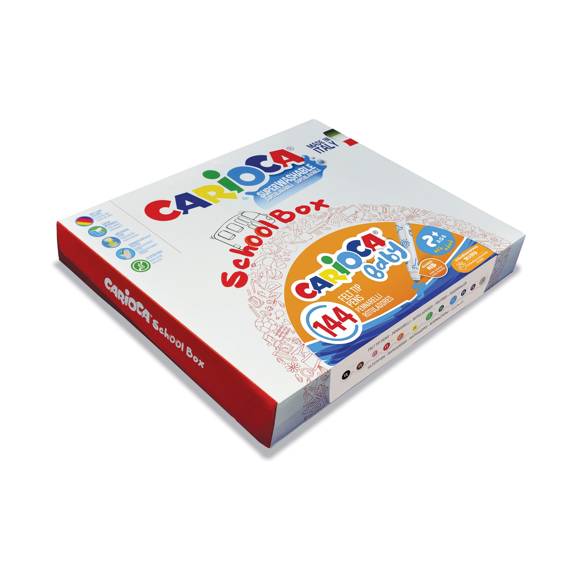 CARIOCA BABY Valorous Washable School Marker Set
