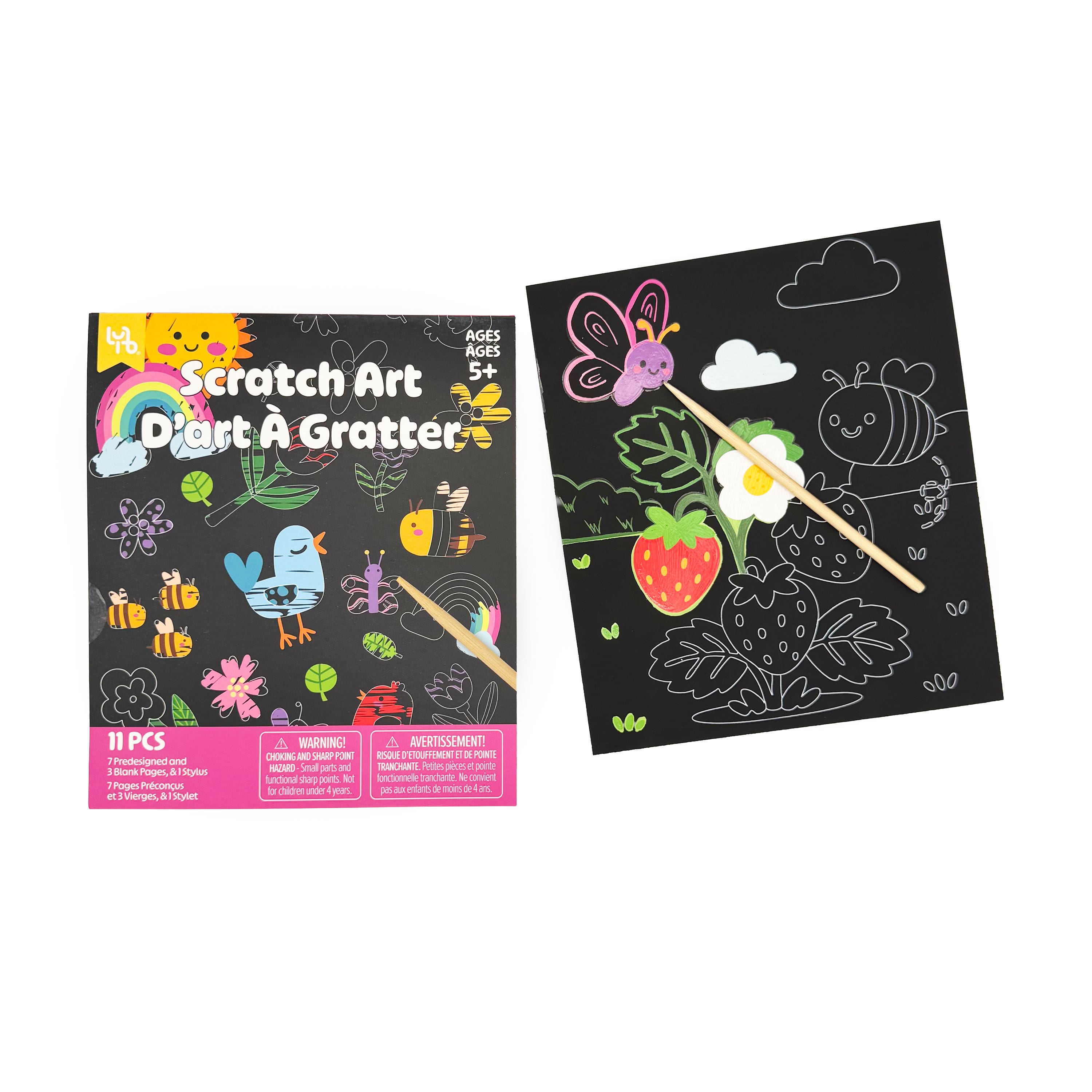 Little Yellow Bicycle® Spring Scratch Art Kit