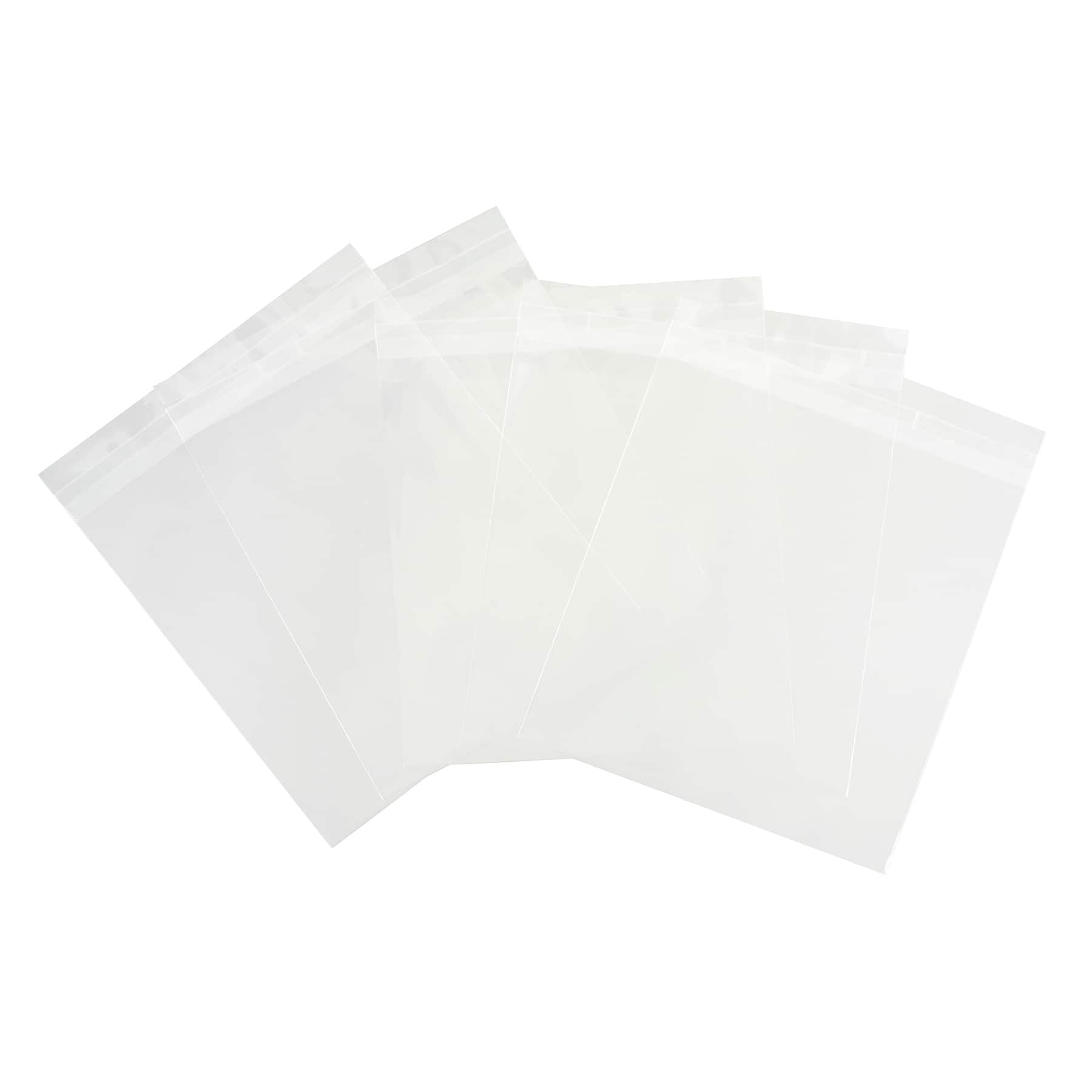 5.5" Clear Self-Seal Bags, 100ct. by Makery™