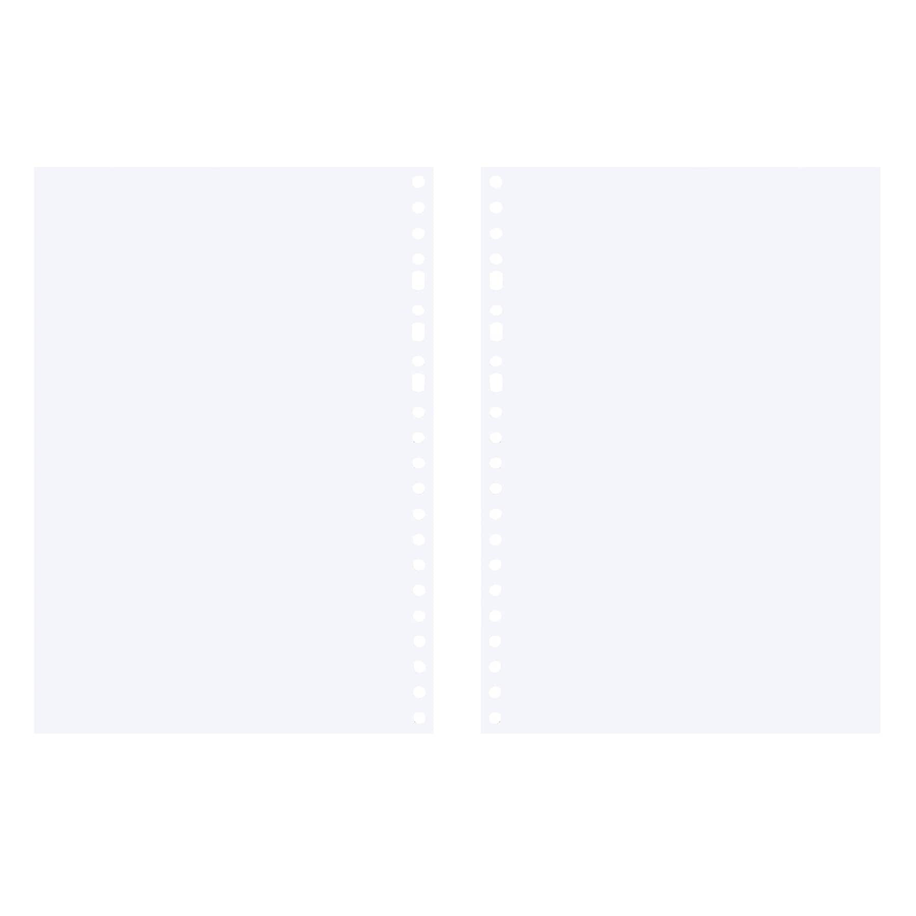 5.8" x 8.2" A5 Blank Fill Paper, 50 Sheets by Recollections™