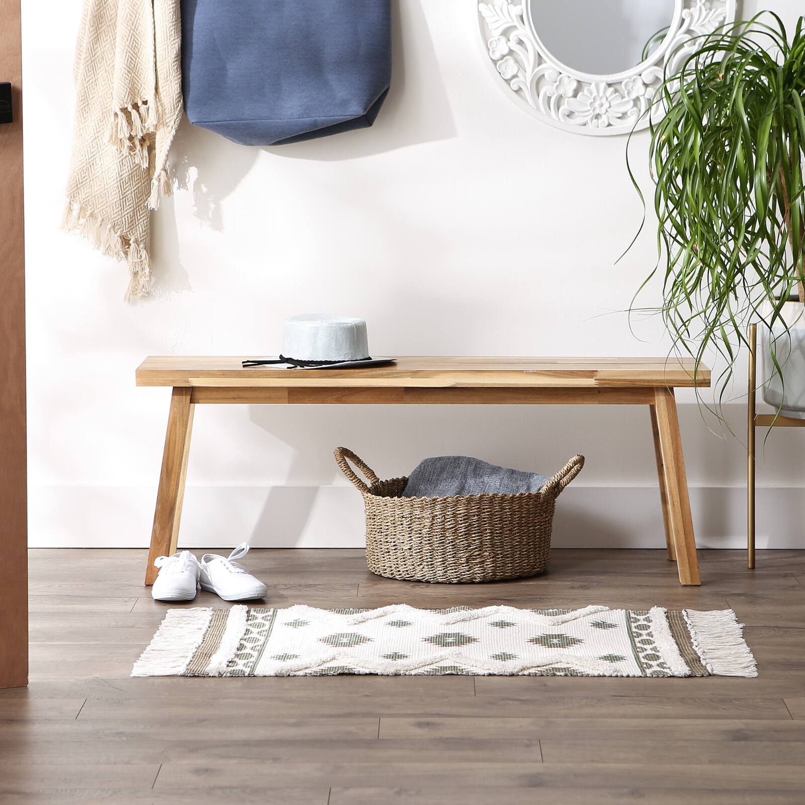 DII® Southwestern Textured Hand-Loomed Shag Rug