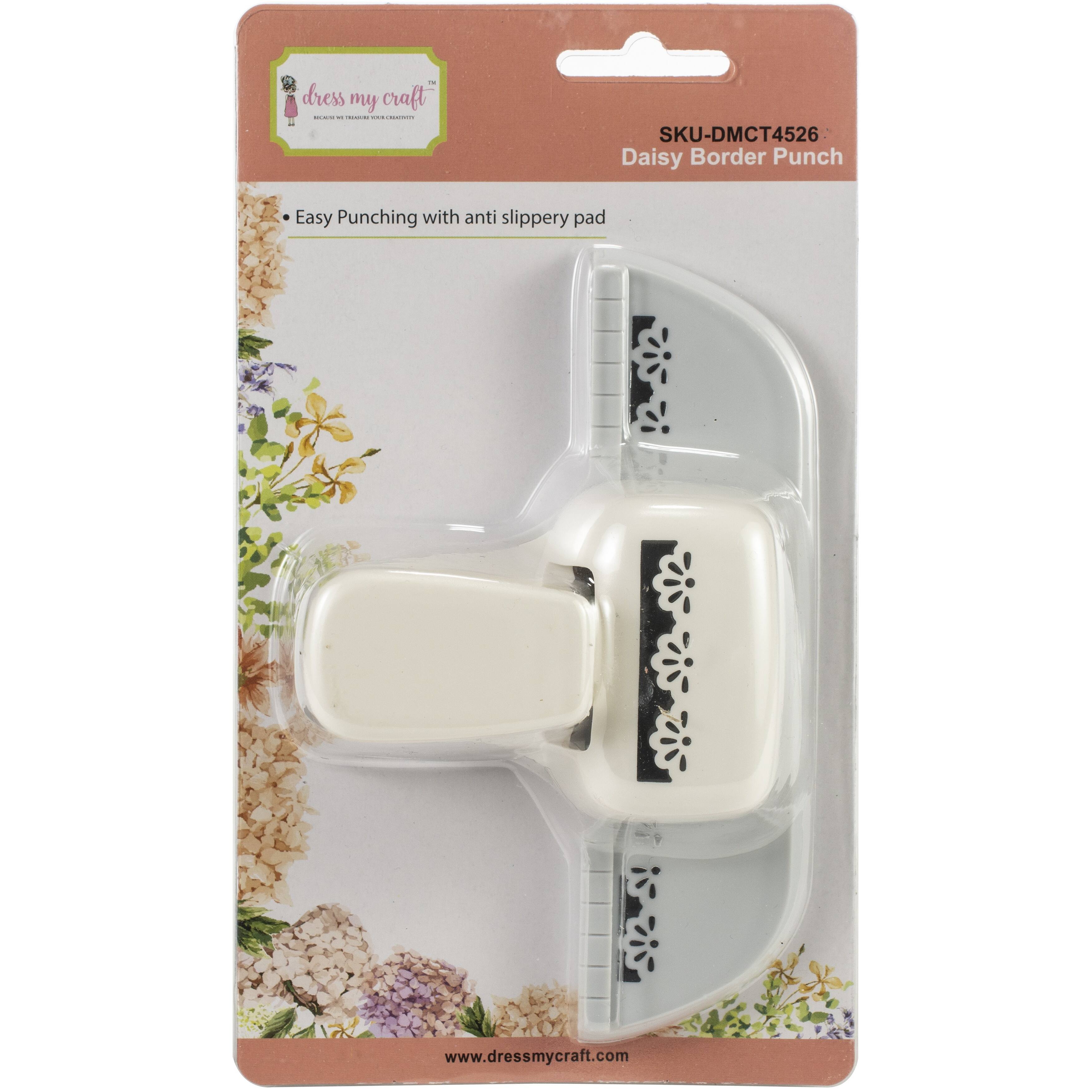 Dress My Craft® Daisy Border Punch