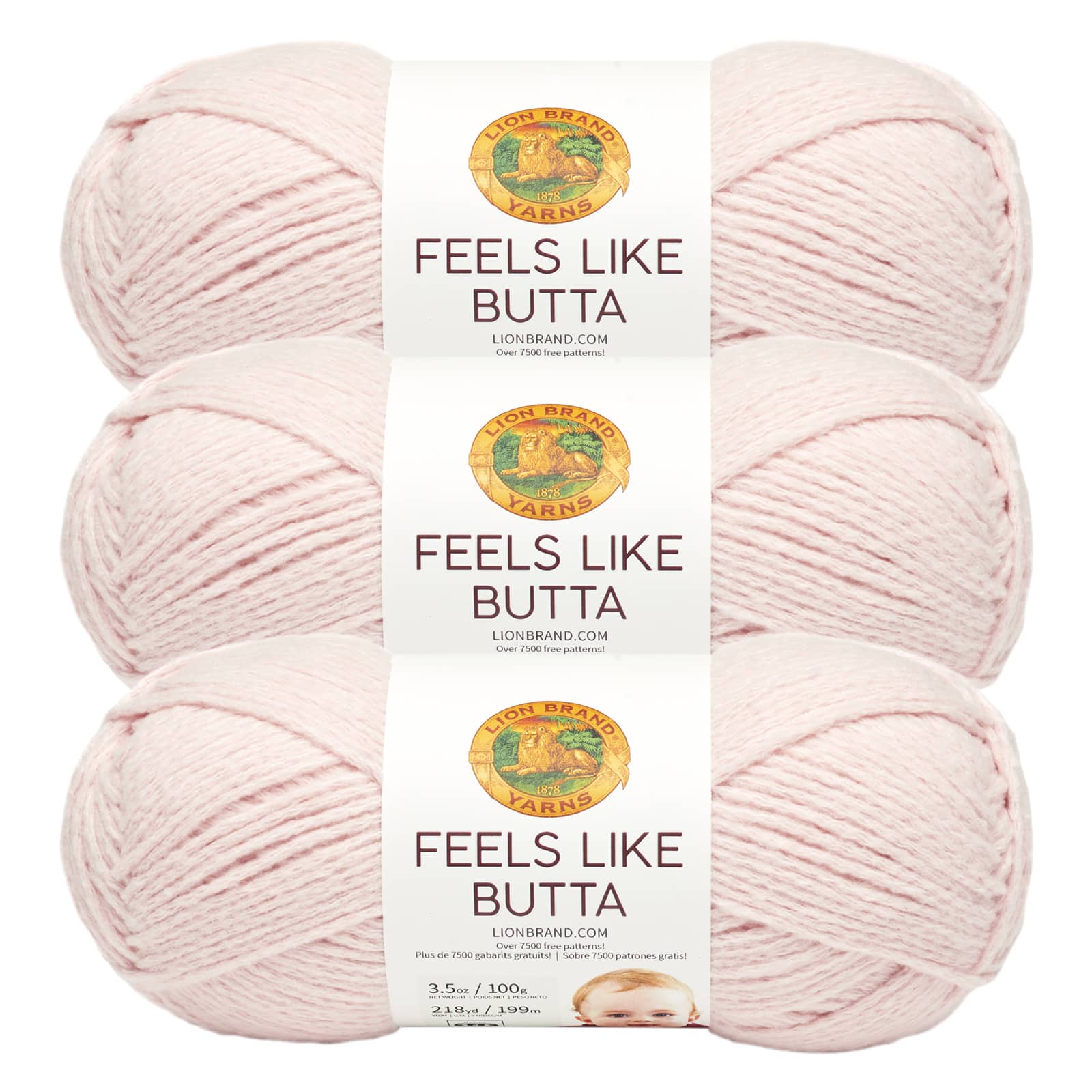 3 Pack Lion Brand® Feels Like Butta® Solid Yarn