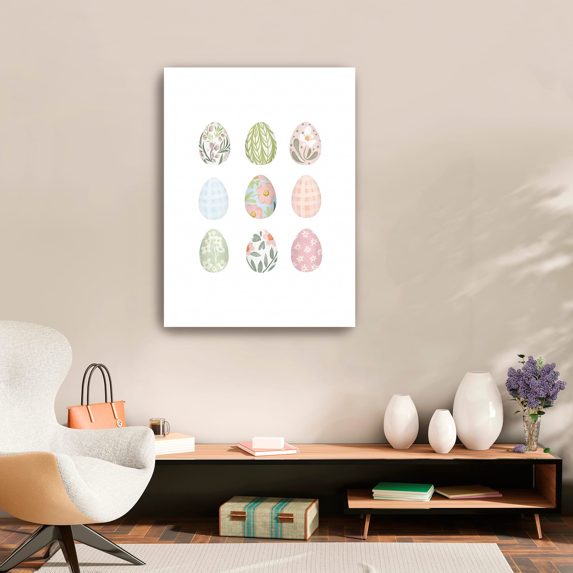 Lumaprints Easter Eggs Canvas Giclée Art