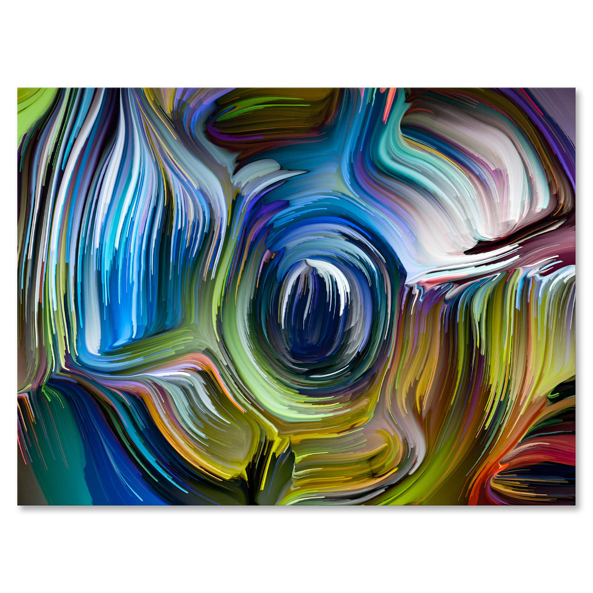 Designart - Colour Fusion - Modern Canvas Wall Art Print
