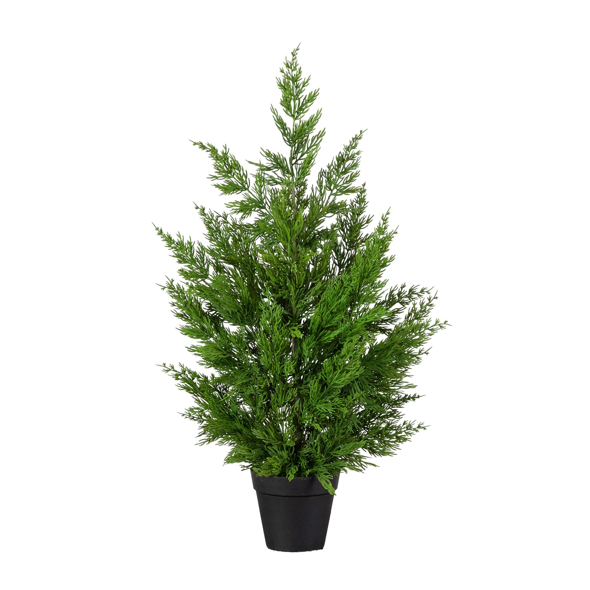Nearly Natural 26" Artificial Real Touch Cypress Christmas Tree
