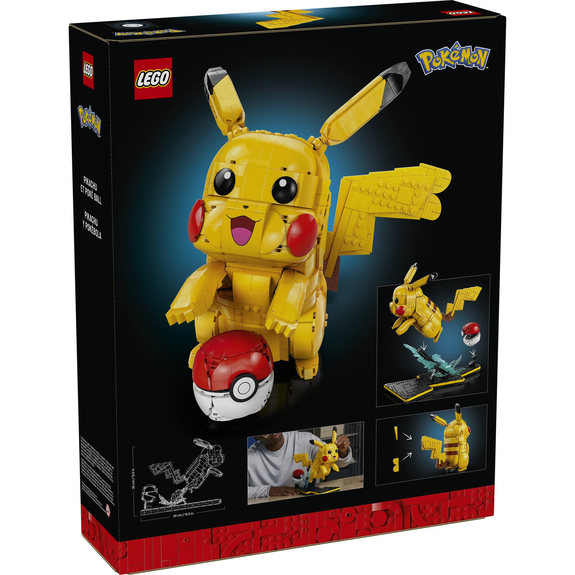 LEGO® Pikachu & Poké Ball Building Kit 72152