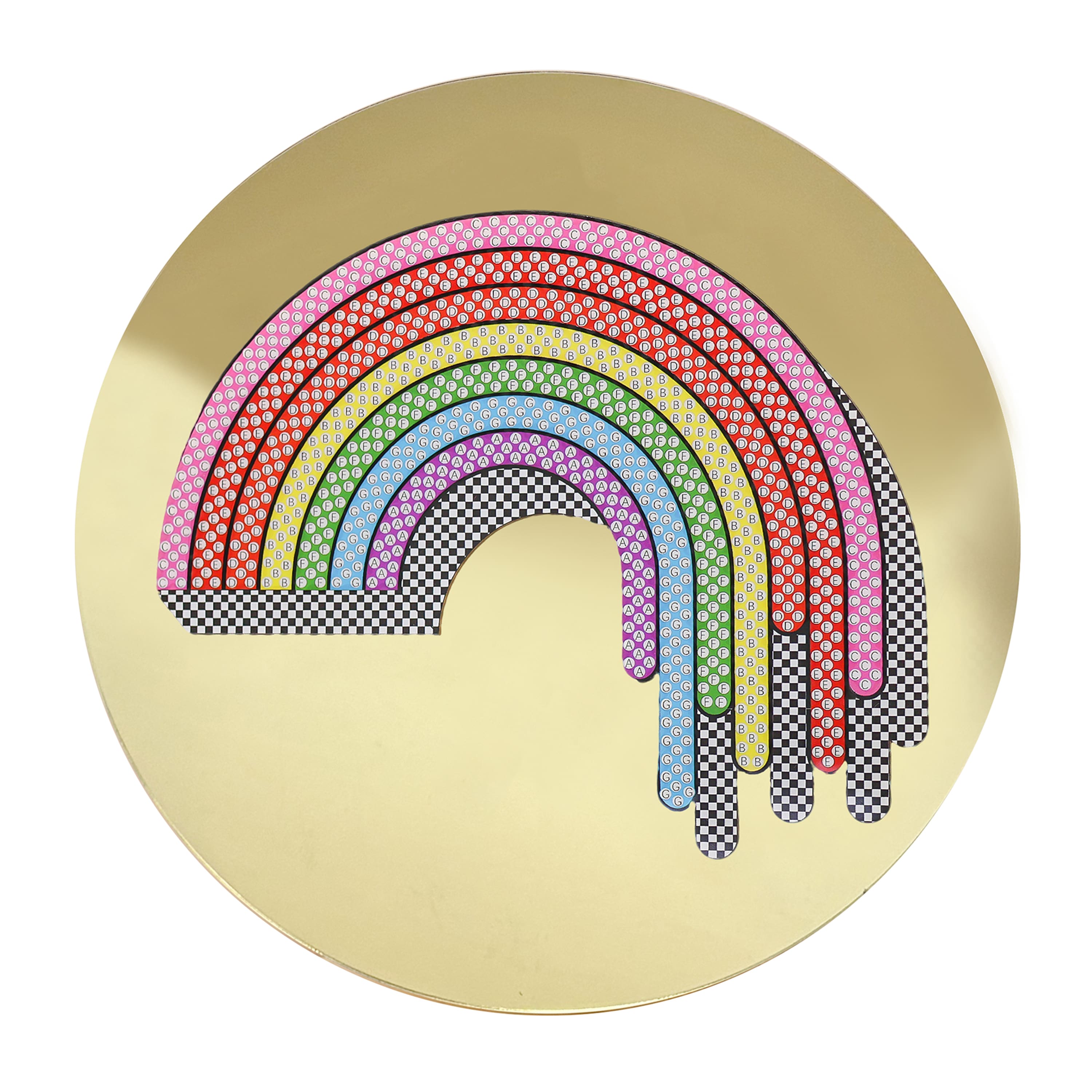 Jonathan Adler x Michaels 7.75" Dripping Rainbow Diamond Art Wall Décor Kit