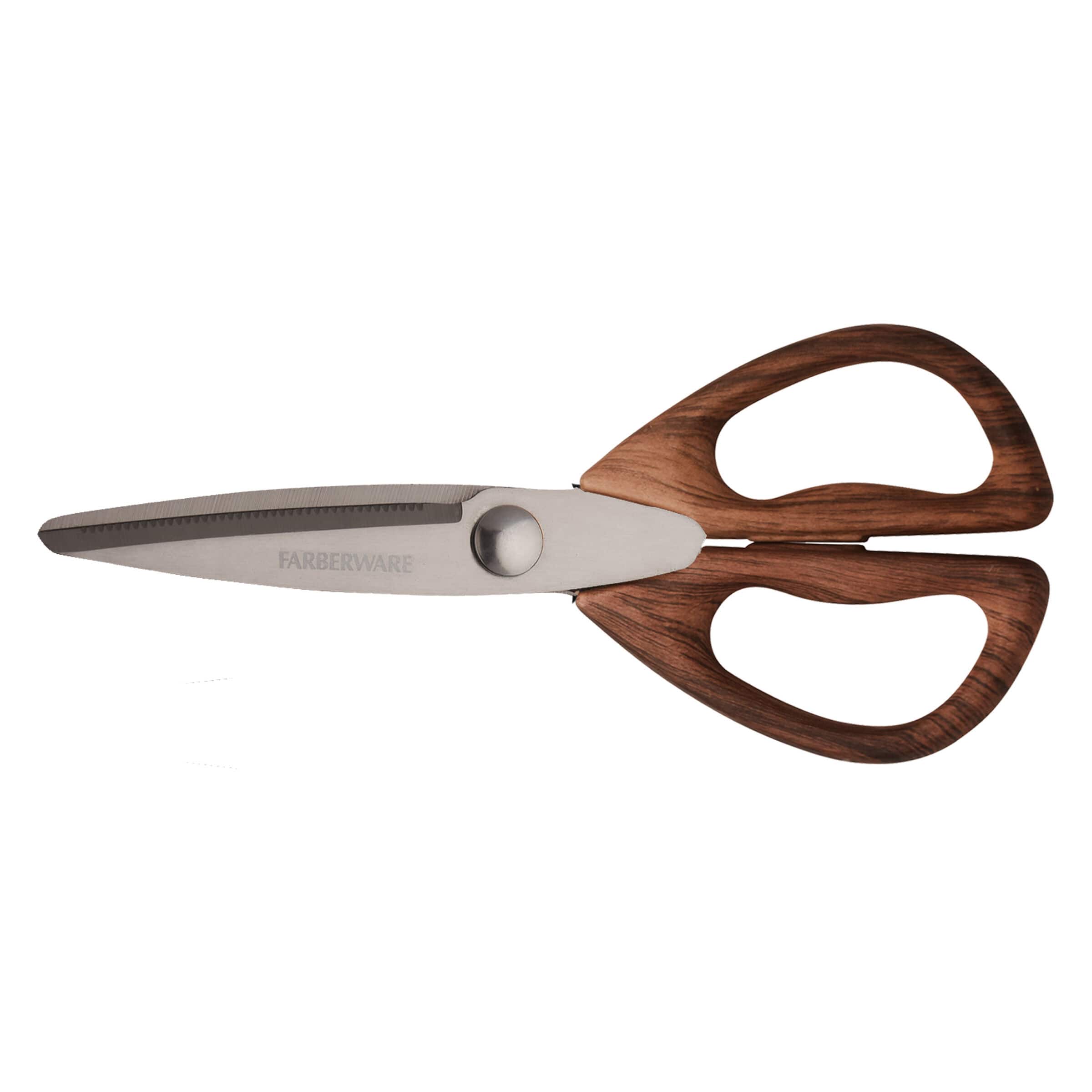 Farberware Faux Pecan All Purpose Shears