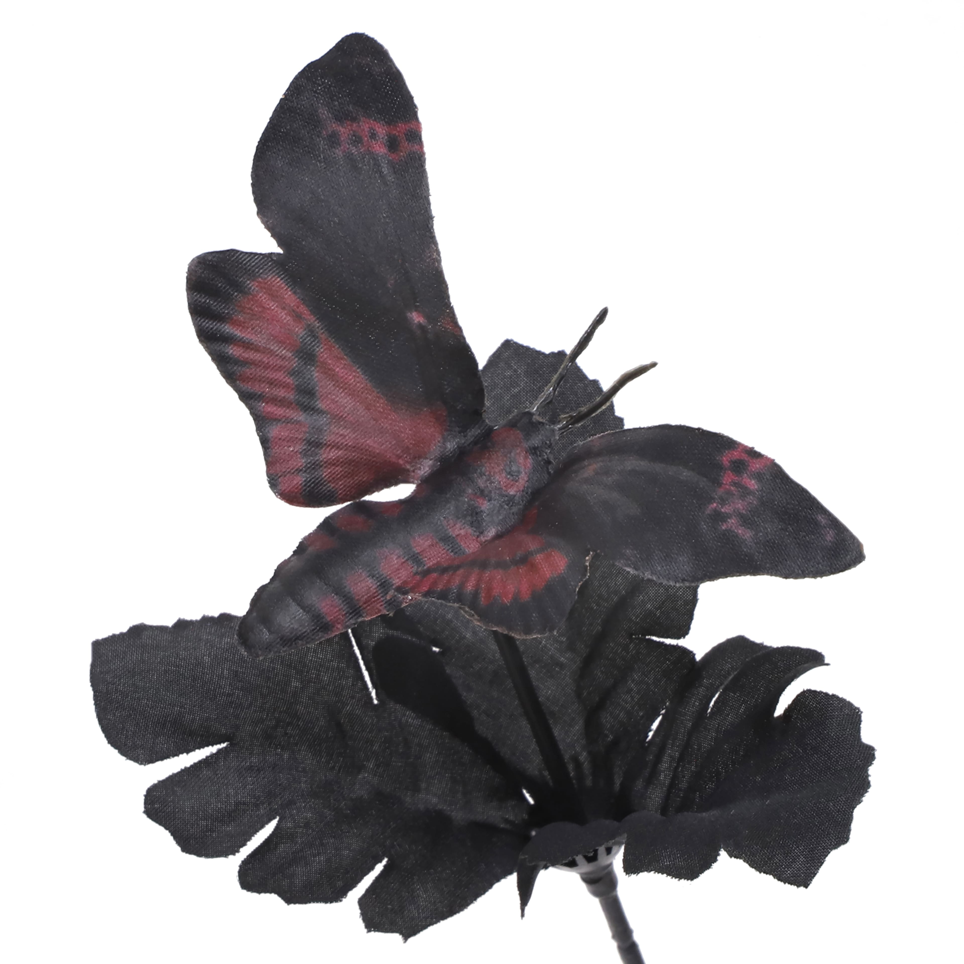 12" Burgundy & Black Moth Pick by Ashland®