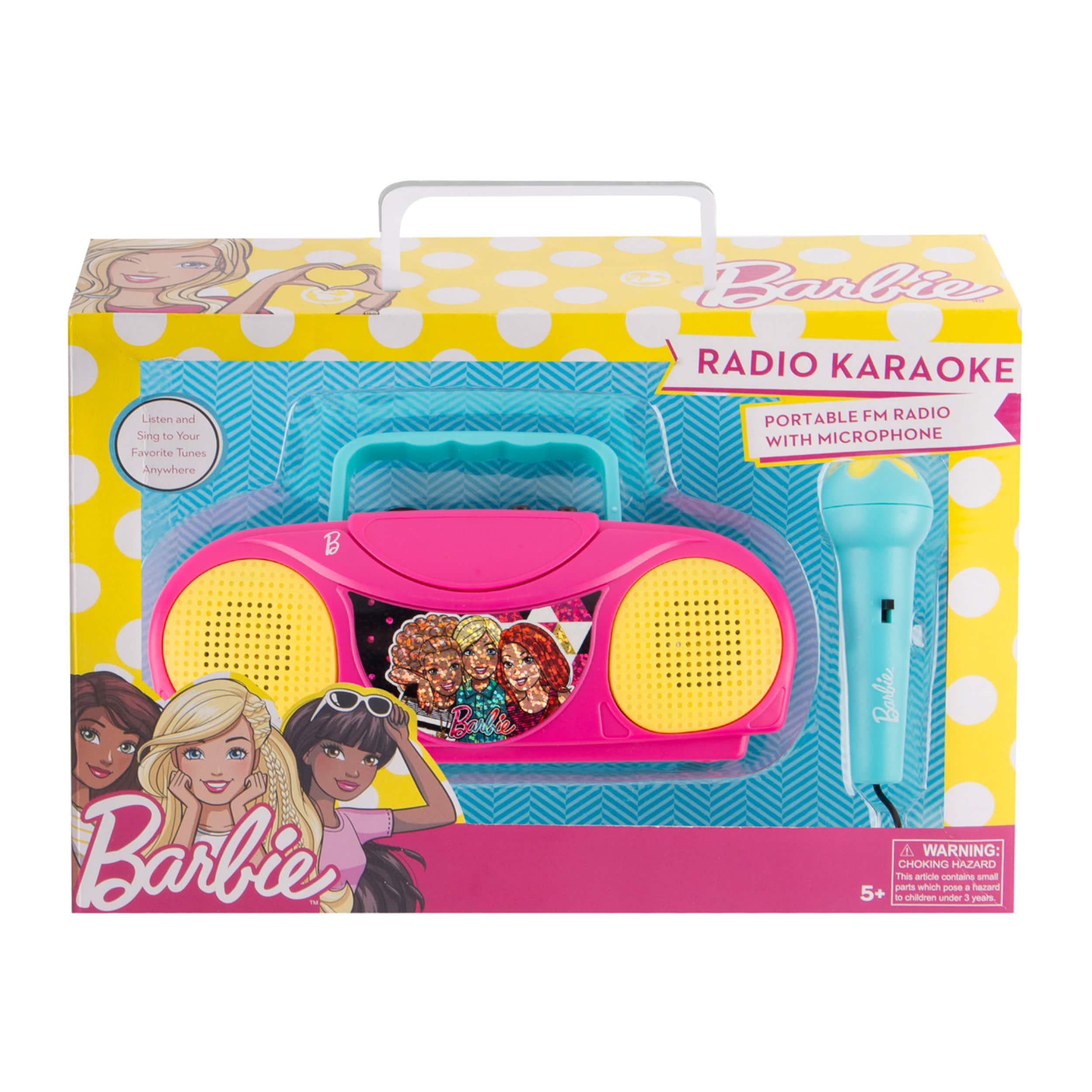 Barbie Portable Radio & Karaoke System
